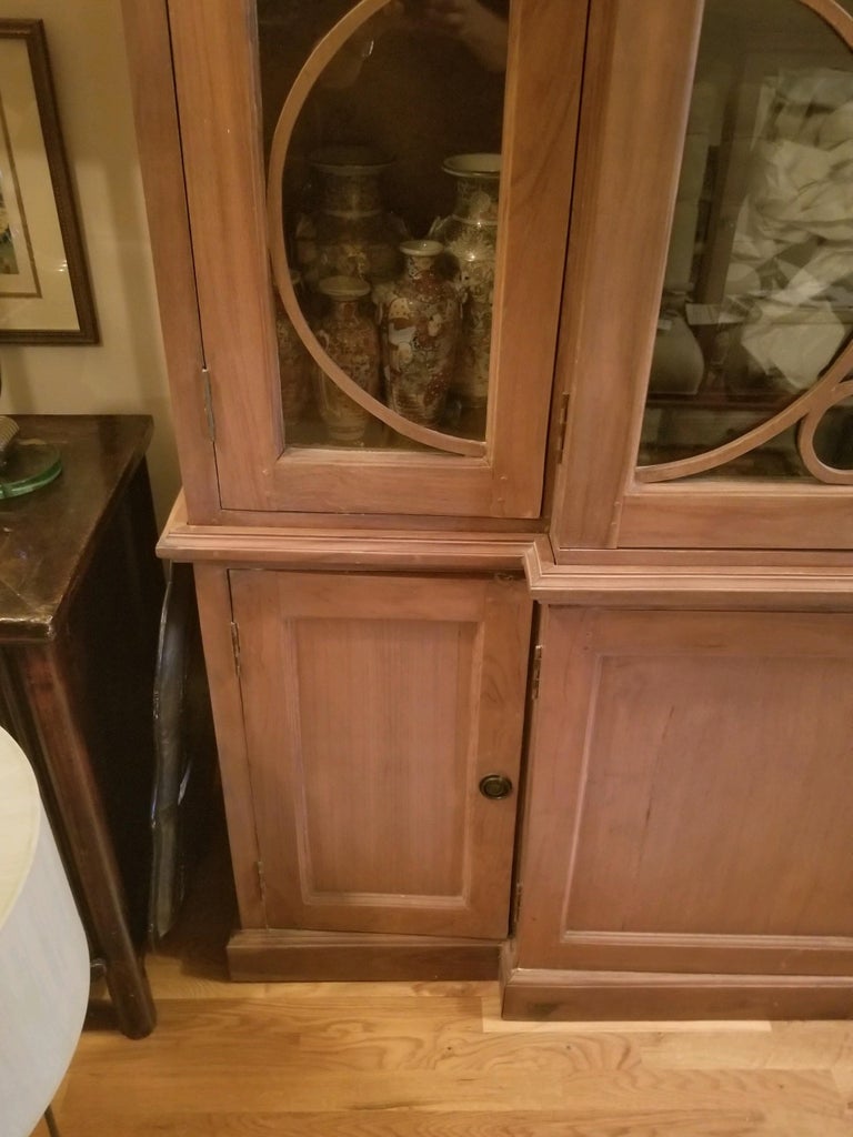 Dining Room Breakfront /Library-Office Bookcase In Good Condition For Sale In Milton, DE