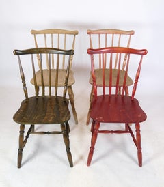 Dining Room Chairs Made In 4 Colours, Danish Design By Farstrup Møbelfabrik
