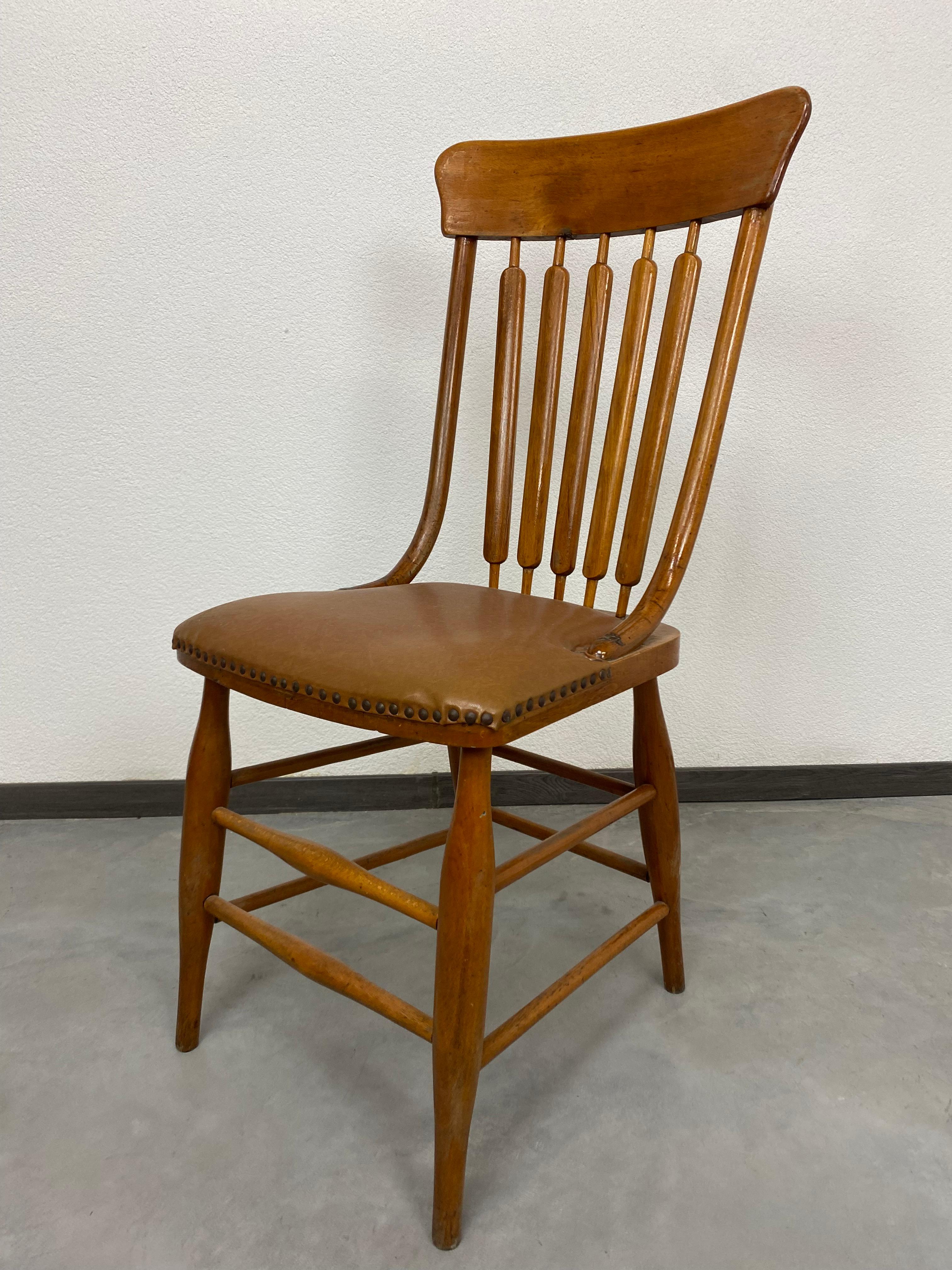 Vienna Secession Dining Room Chairs in Style of Adolf Loos For Sale