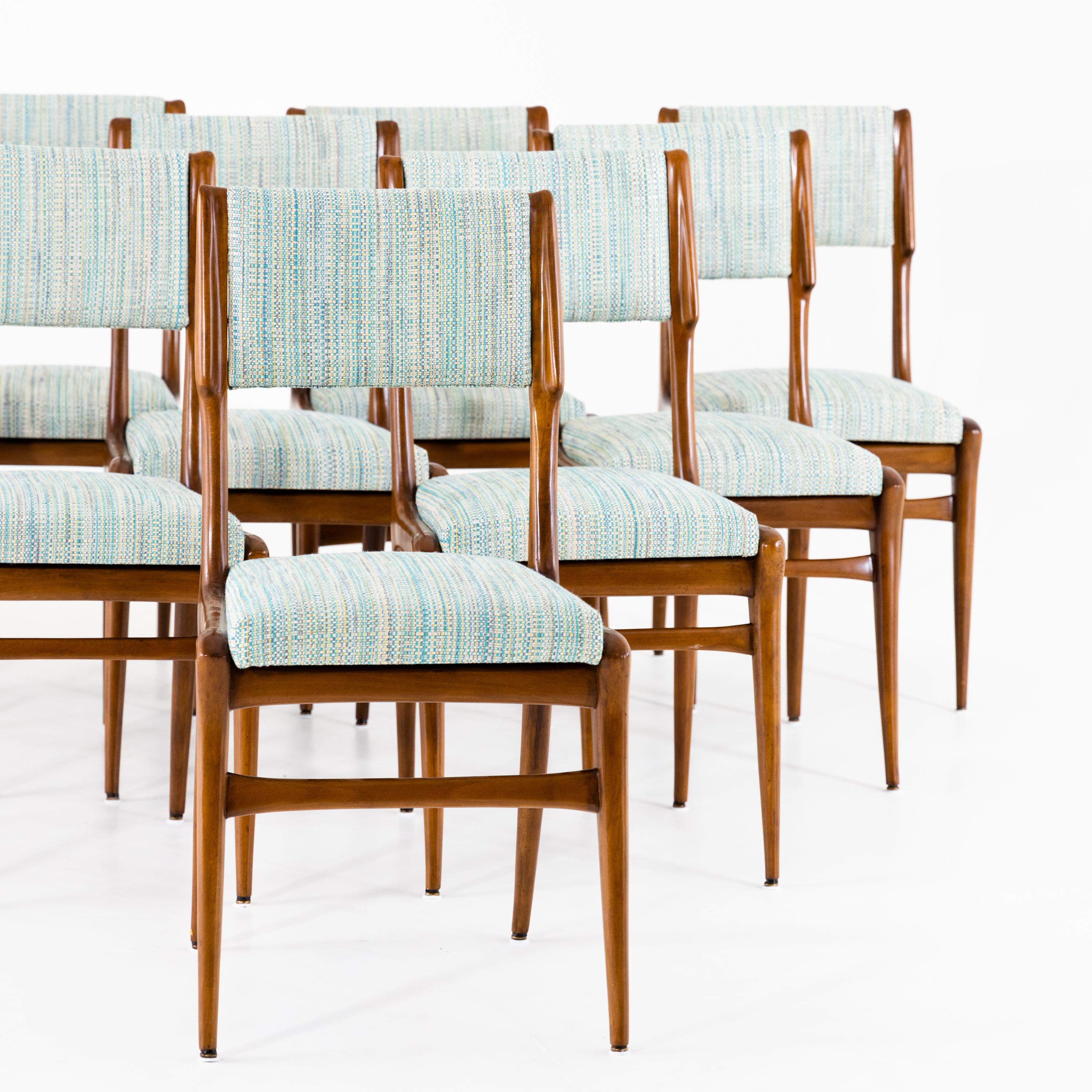 Mid-Century Modern Dining Room Chairs, Italy Mid-20th Century