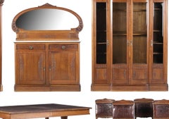 Dining room furniture - Art Nouveau - 19th century
