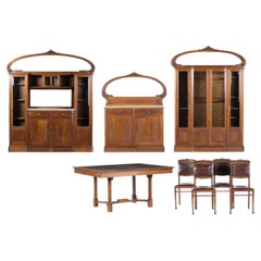 Dining room furniture - Art Nouveau - 19th century