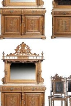 Mobilier de salle à manger de style Henri II – XIXe siècle