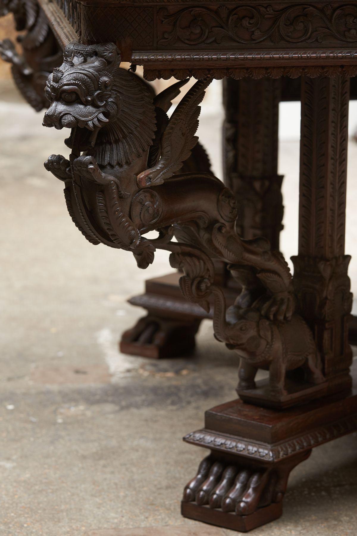 Hand-Crafted Dining-Room Furniture for Honorary Governor of French India, circa 1908 For Sale