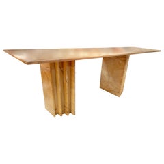 Dining Room Marble Table Attributed to Carlo Scarpa, Italy 1970.