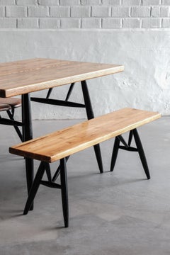 Dining Room Set by Ilmari Tapiovaara for Laukaan Puu, 1950s, wood