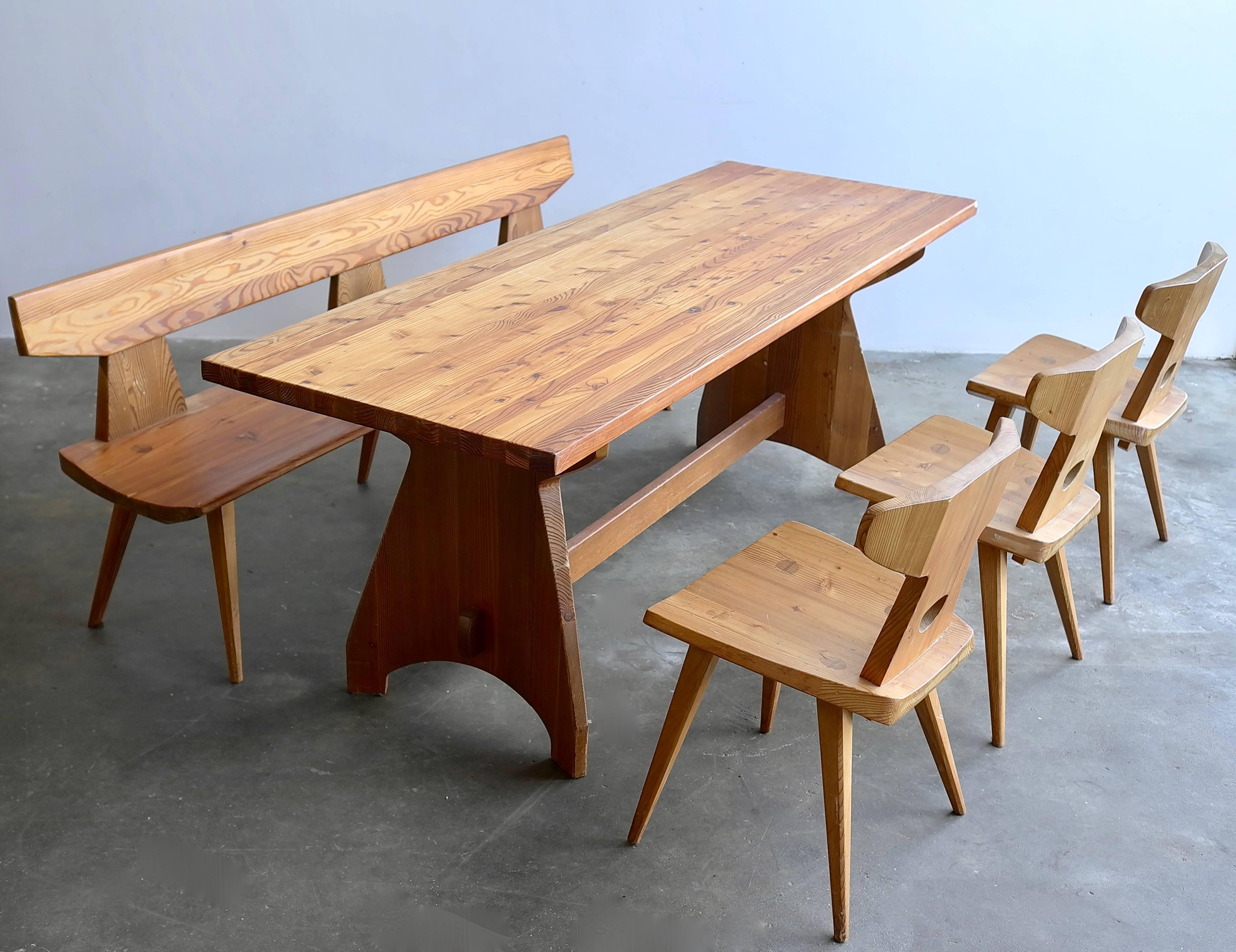 Mid-Century Modern Dining Room Set by Jacob Kielland-Brandt for I. Christiansen, Denmark