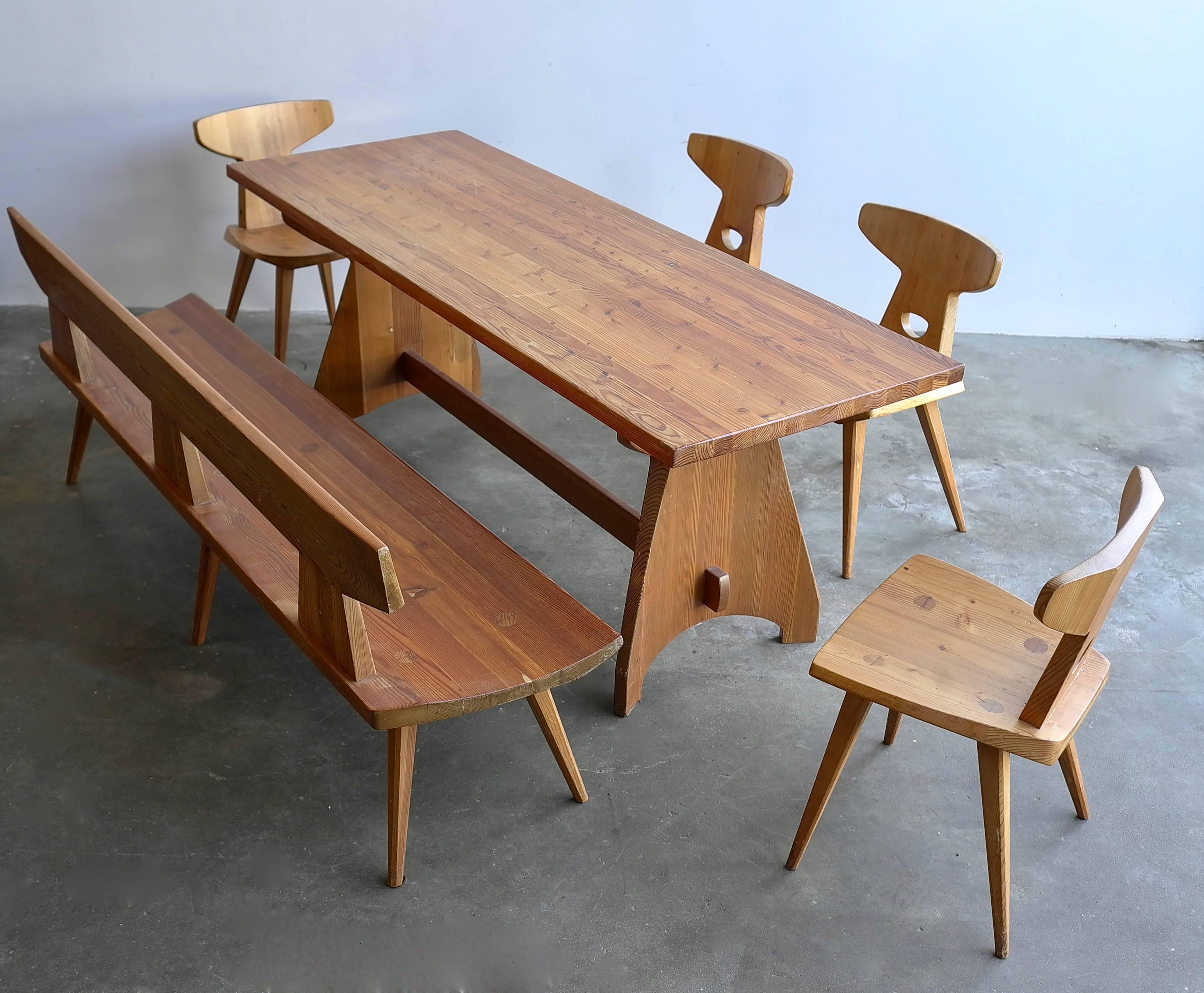 20th Century Dining Room Set by Jacob Kielland-Brandt for I. Christiansen, Denmark