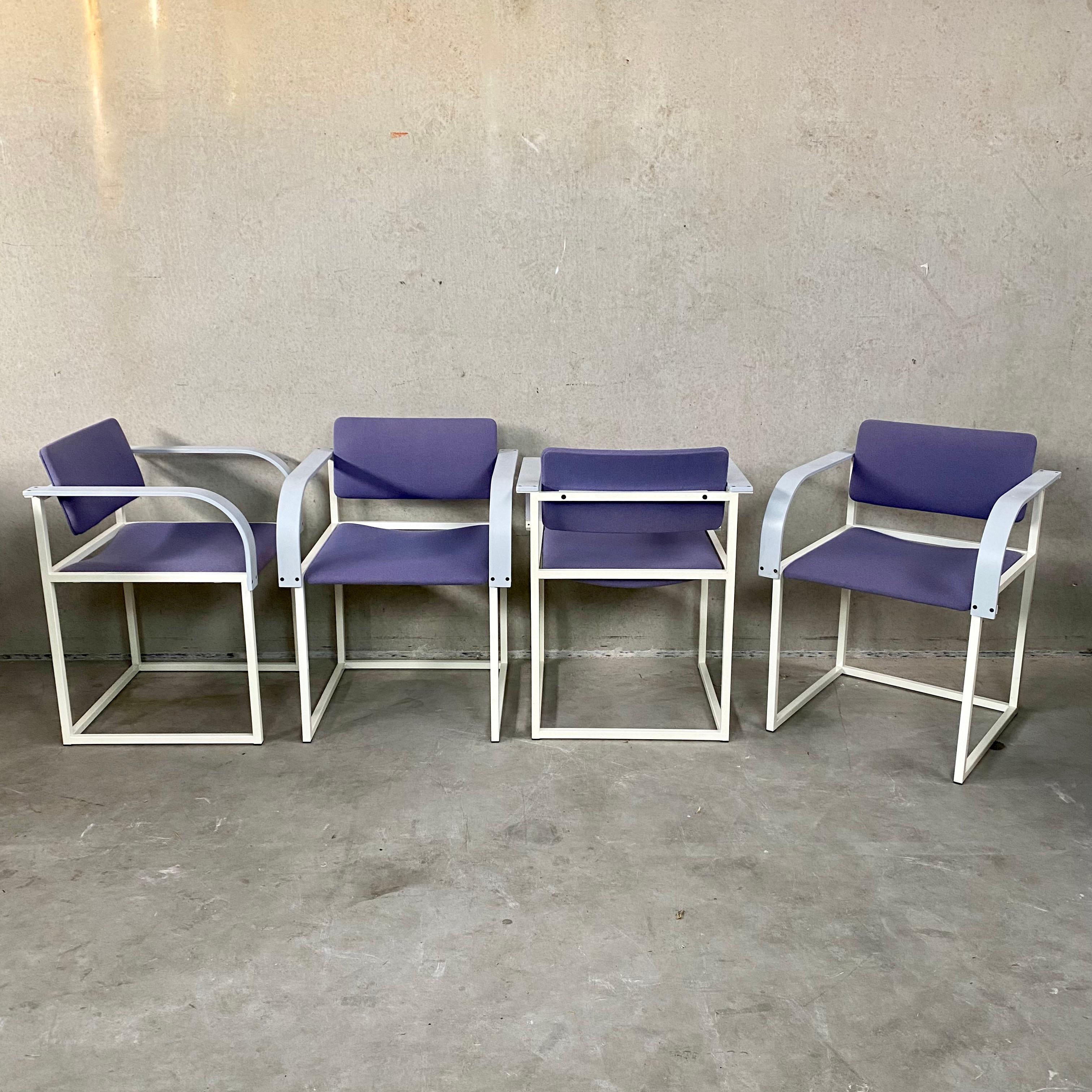 Juego de comedor de Pierre Mazairac y Karel Boonzaaijer para Pastoe, Dutch Design Metal en venta