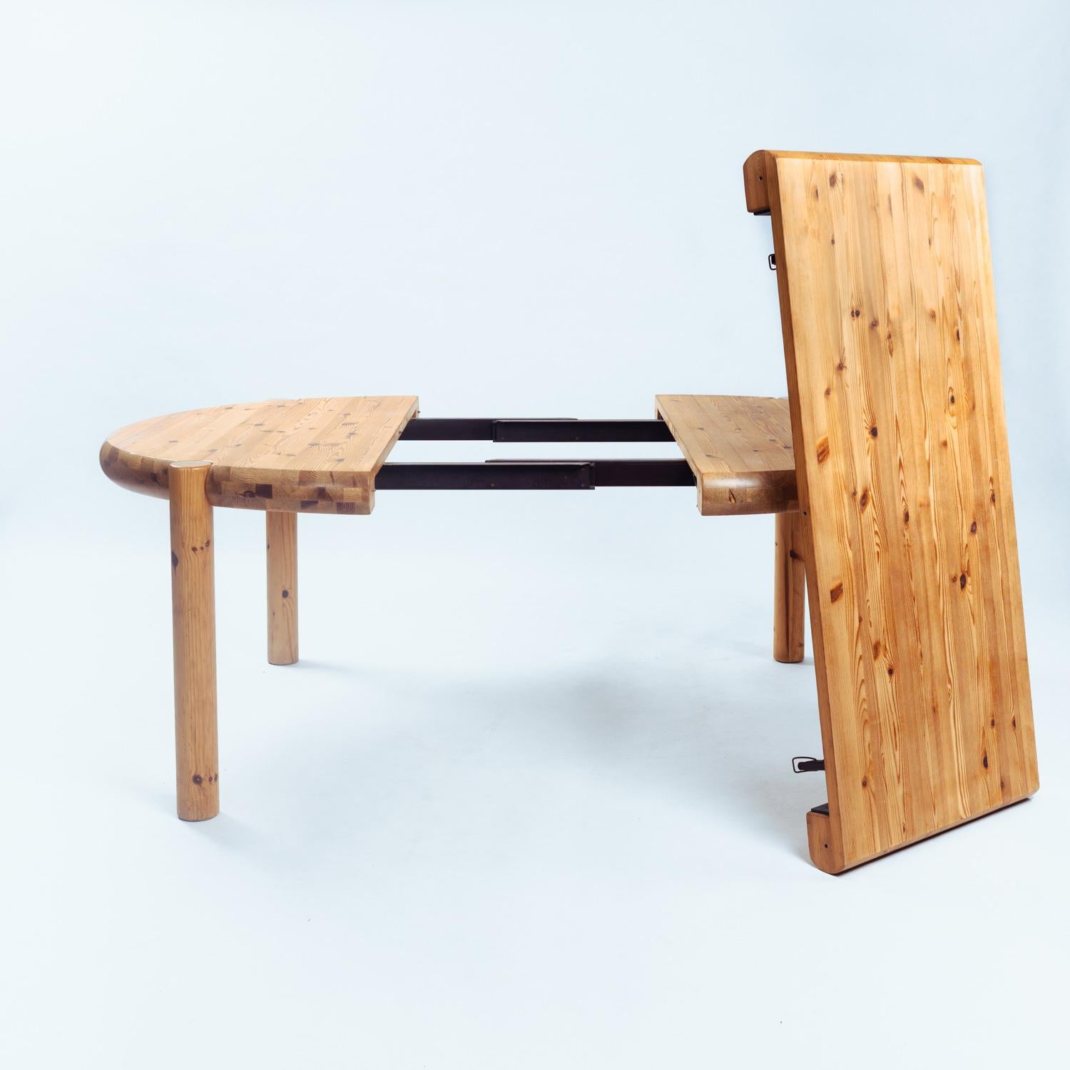 Pine Dining Room Set by Rainer Daumiller for Hirtshals Sawmill, 1970s, Set of 5