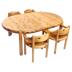 Juego de comedor de Rainer Daumiller para Hirtshals Sawmill, Años 70, Juego de 5