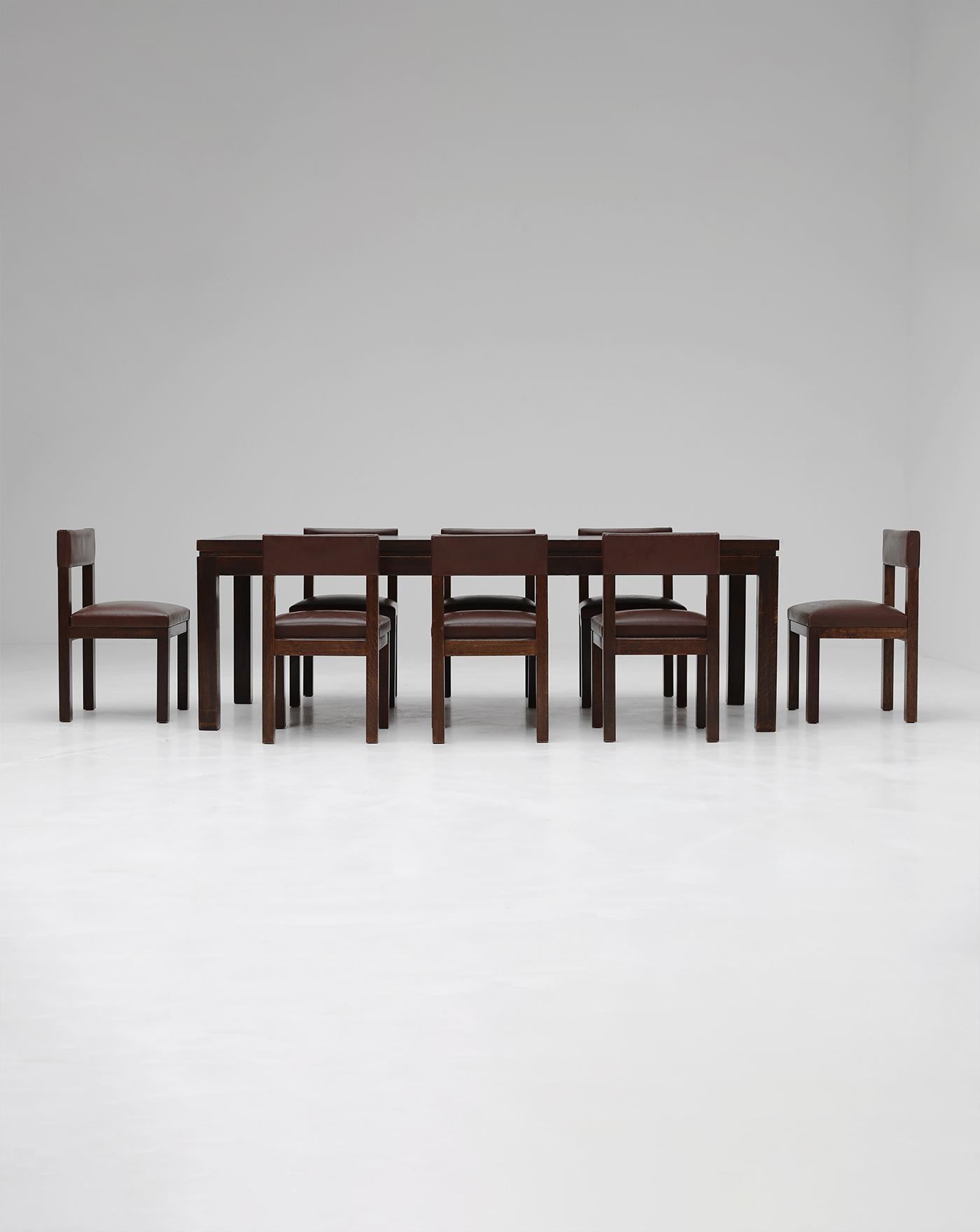 dining room set designed by Emiel Veranneman, admired by Victor Vasarely 1960 11