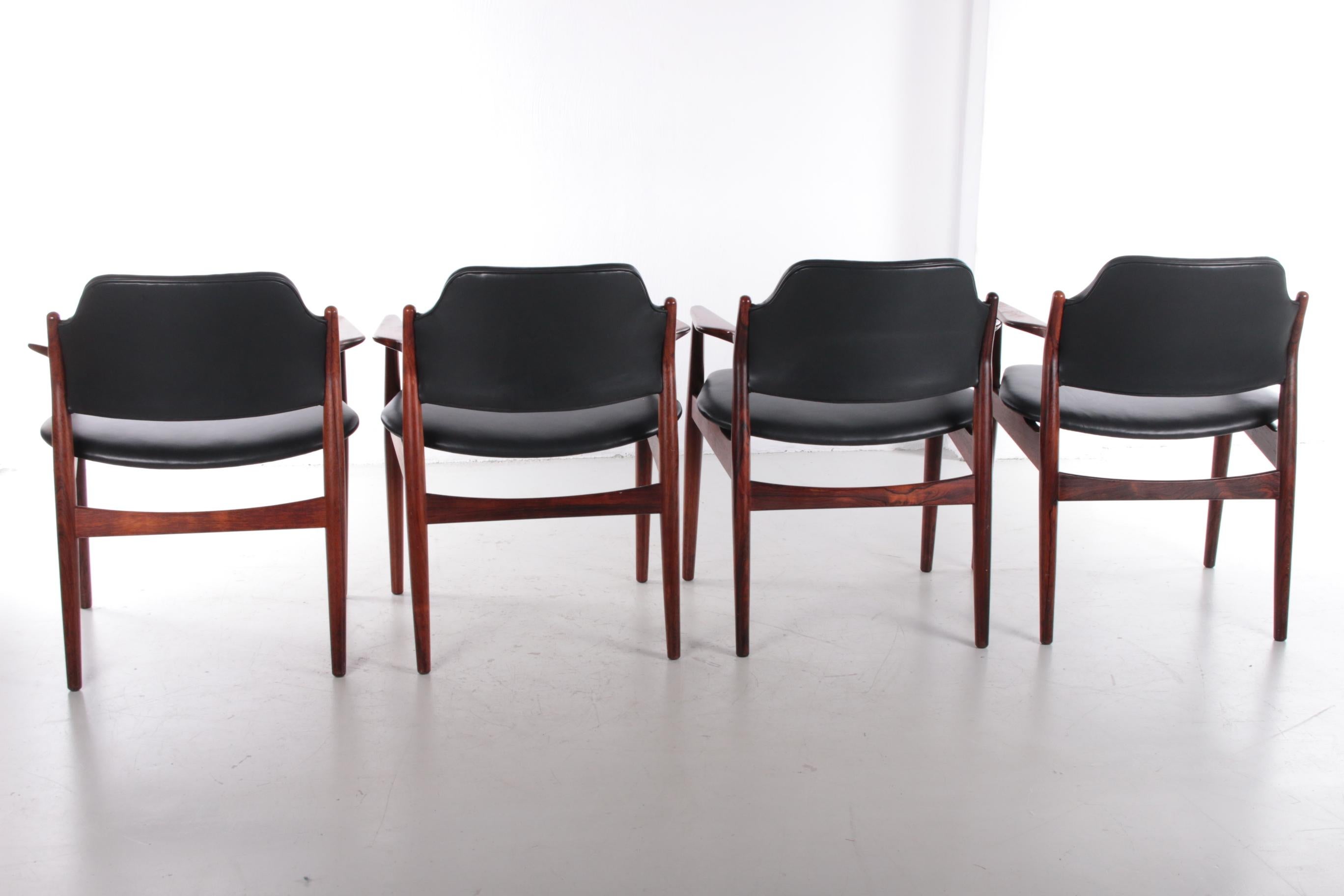 Dining Room Set Dining Table with Chairs by Arne Vodder by Sibast, 1960s For Sale 5