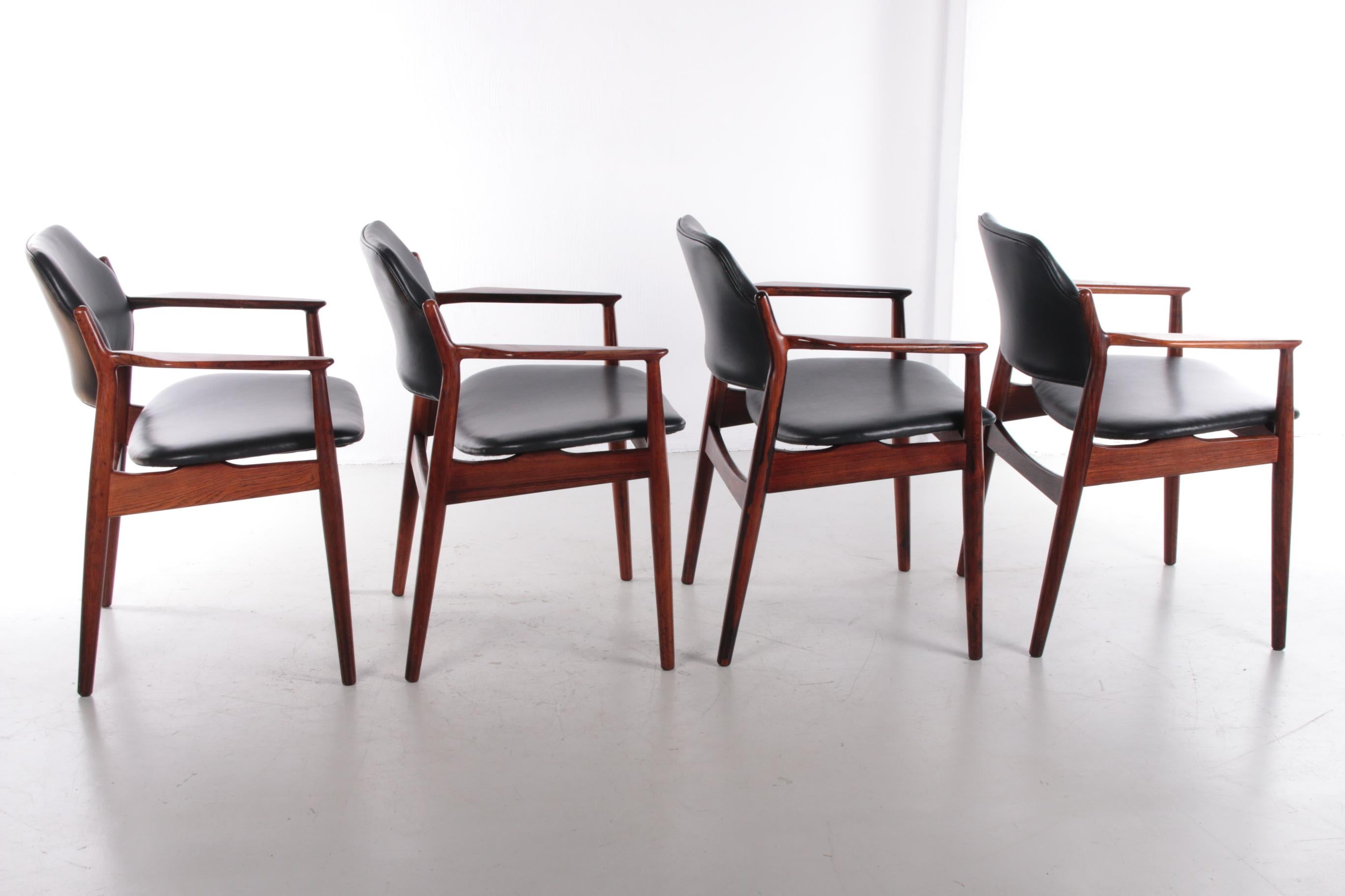 Dining Room Set Dining Table with Chairs by Arne Vodder by Sibast, 1960s For Sale 6