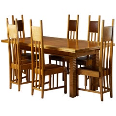 Used Dining set designed by Uno Ullberg for Hangö Ångsåg & Ångsnickeri AB, Finland