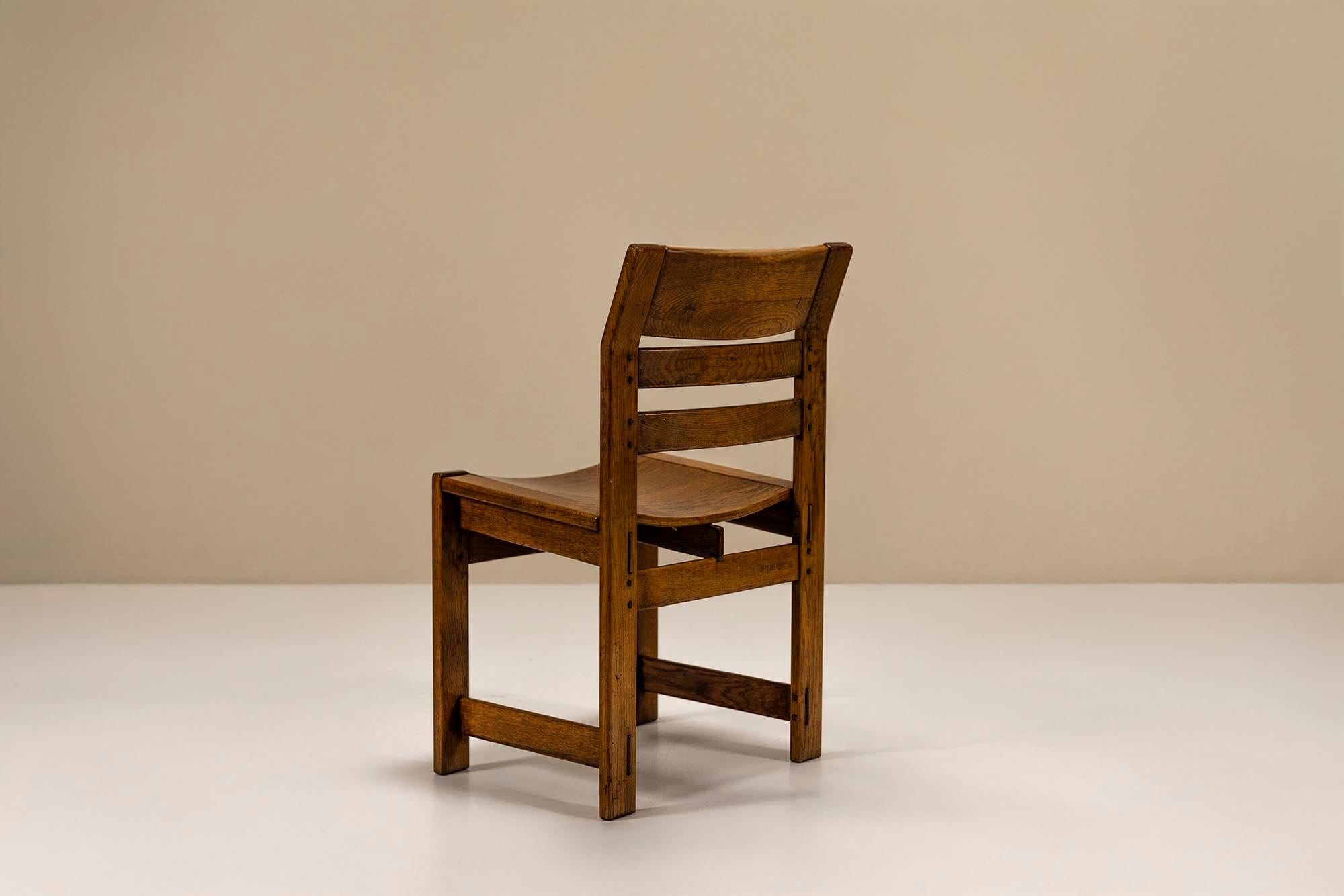 Dining Room Set in Slavonian Oak by Giuseppe Rivadossi, Italy 1980s 3