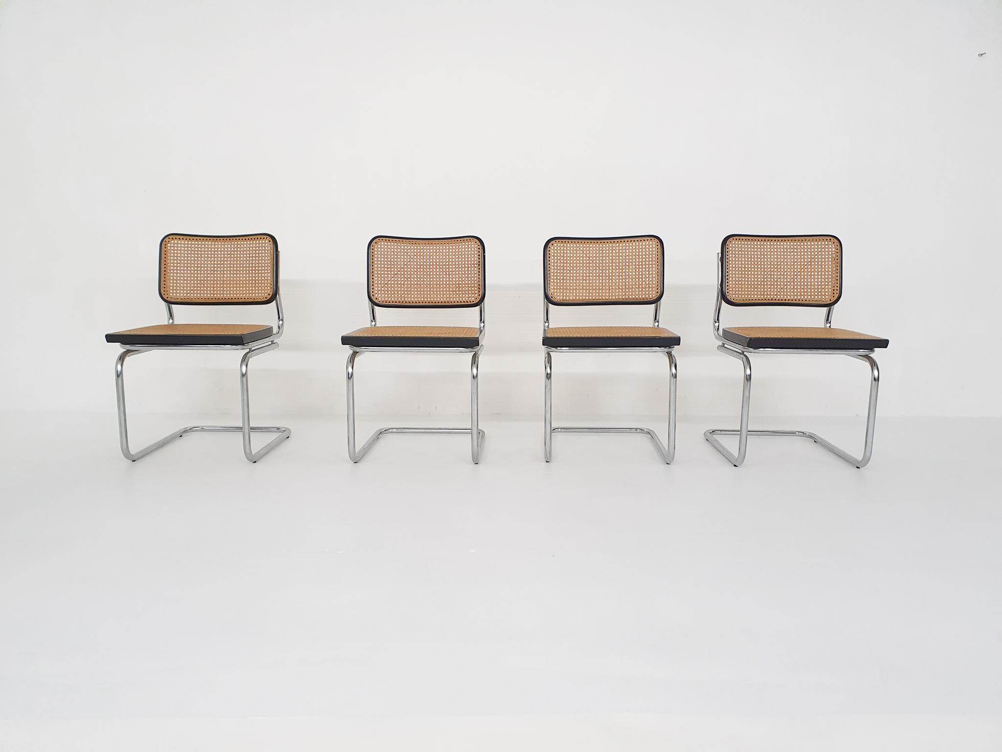 Dining Room Set in the Style of Marcel Breuer for Thonet, 1980's 2