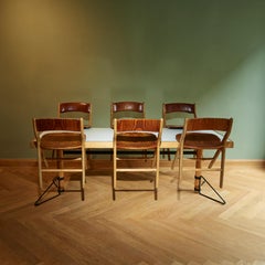 Dining Room Set of a Table and 6 Chairs by Marc Held for IBM