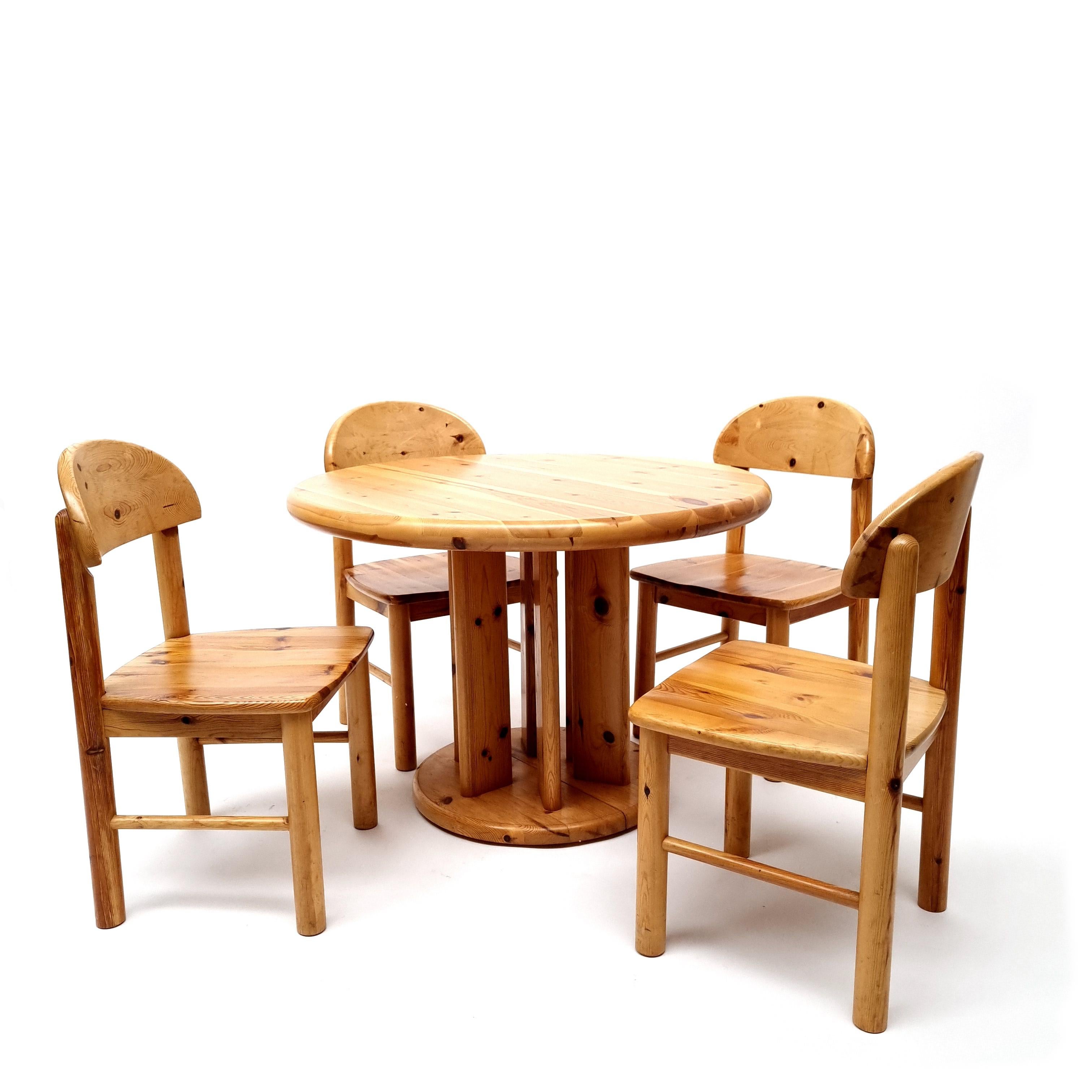 pine table and chairs for sale