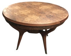 Dining Room Table 1960°, '4/6 People', France, Material, Wood, Bronze Ferrules