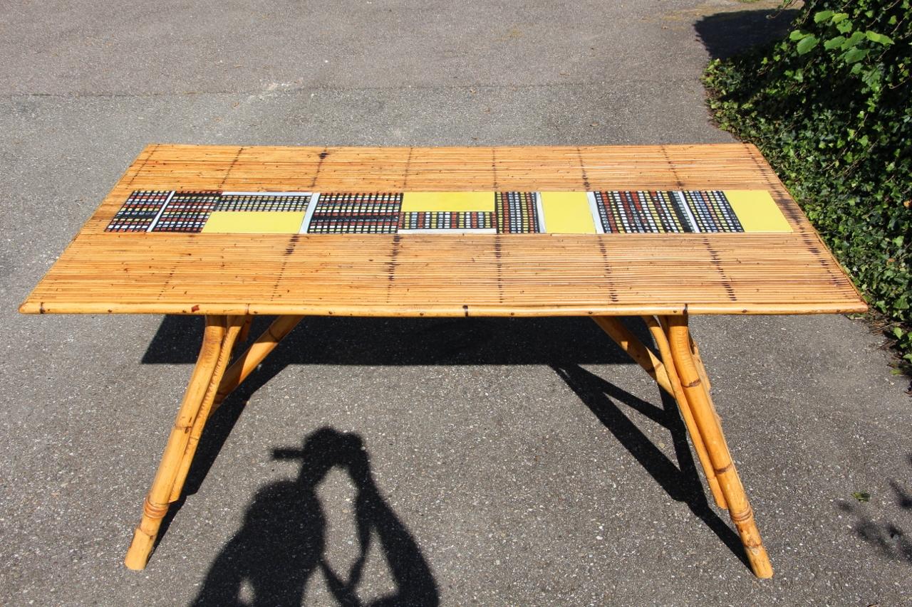 Dining Room Table By Audoux Minnet And Roger Capron in vendita 4