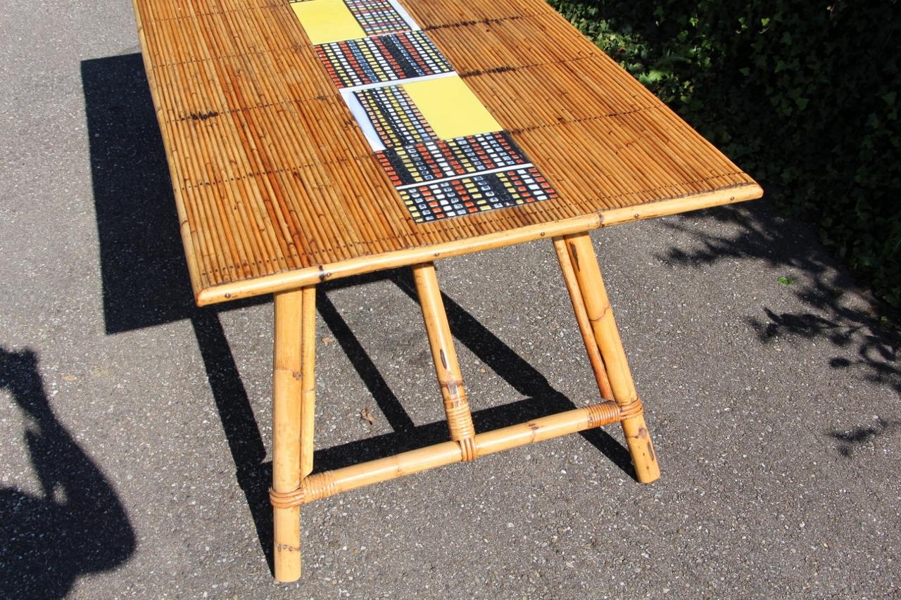 Dining Room Table By Audoux Minnet And Roger Capron in vendita 5