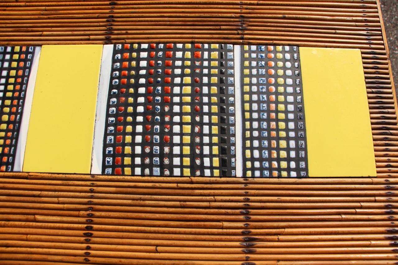 Ceramica Dining Room Table By Audoux Minnet And Roger Capron in vendita
