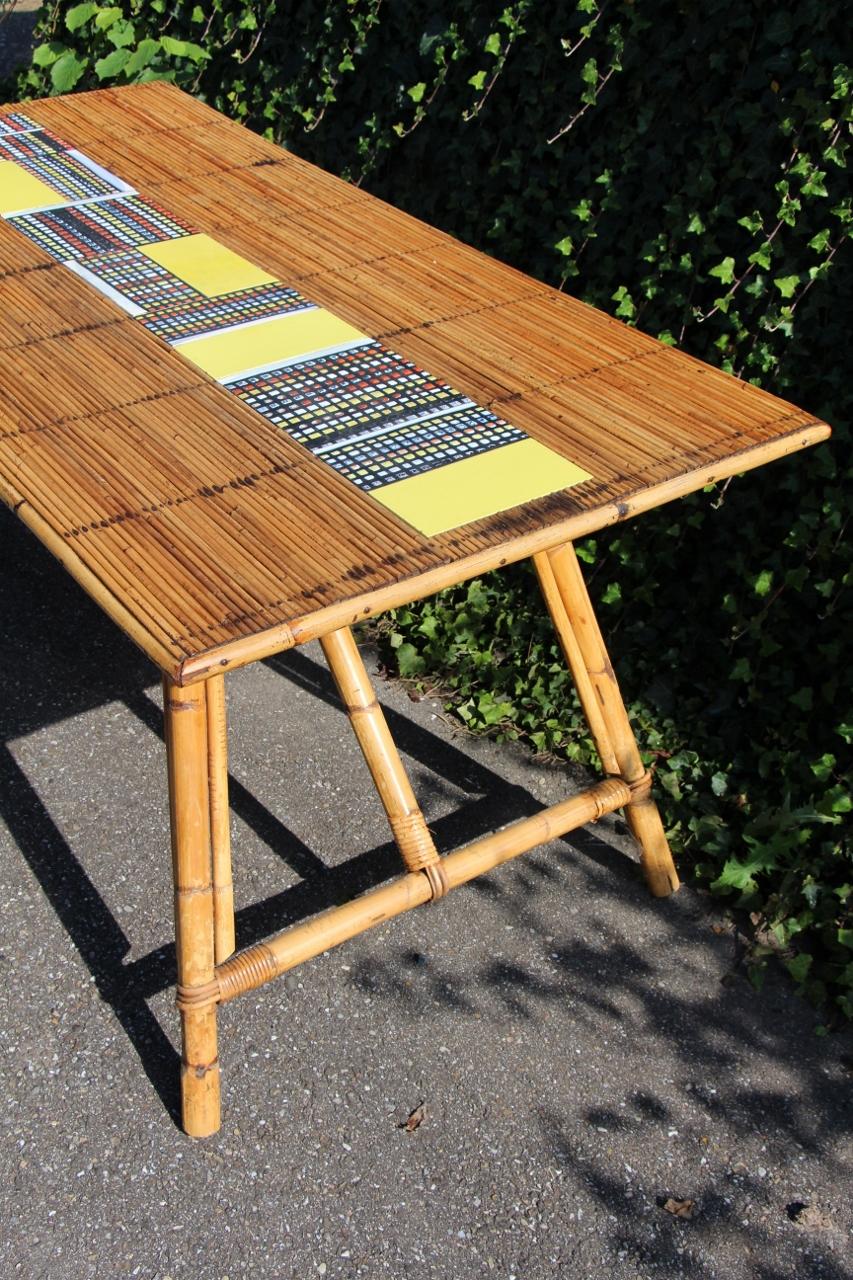 Dining Room Table By Audoux Minnet And Roger Capron in vendita 2
