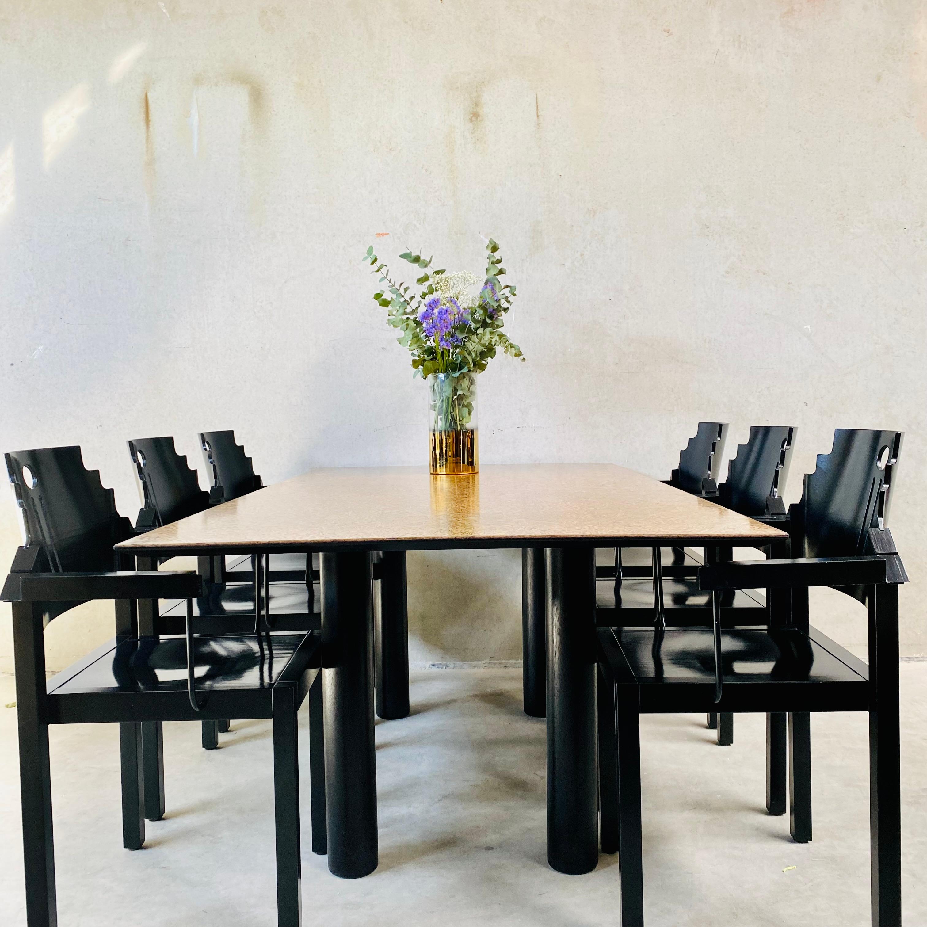 Dining room table by Hans Eichenberger for Röthlisberger, Switzerland 1980s 3