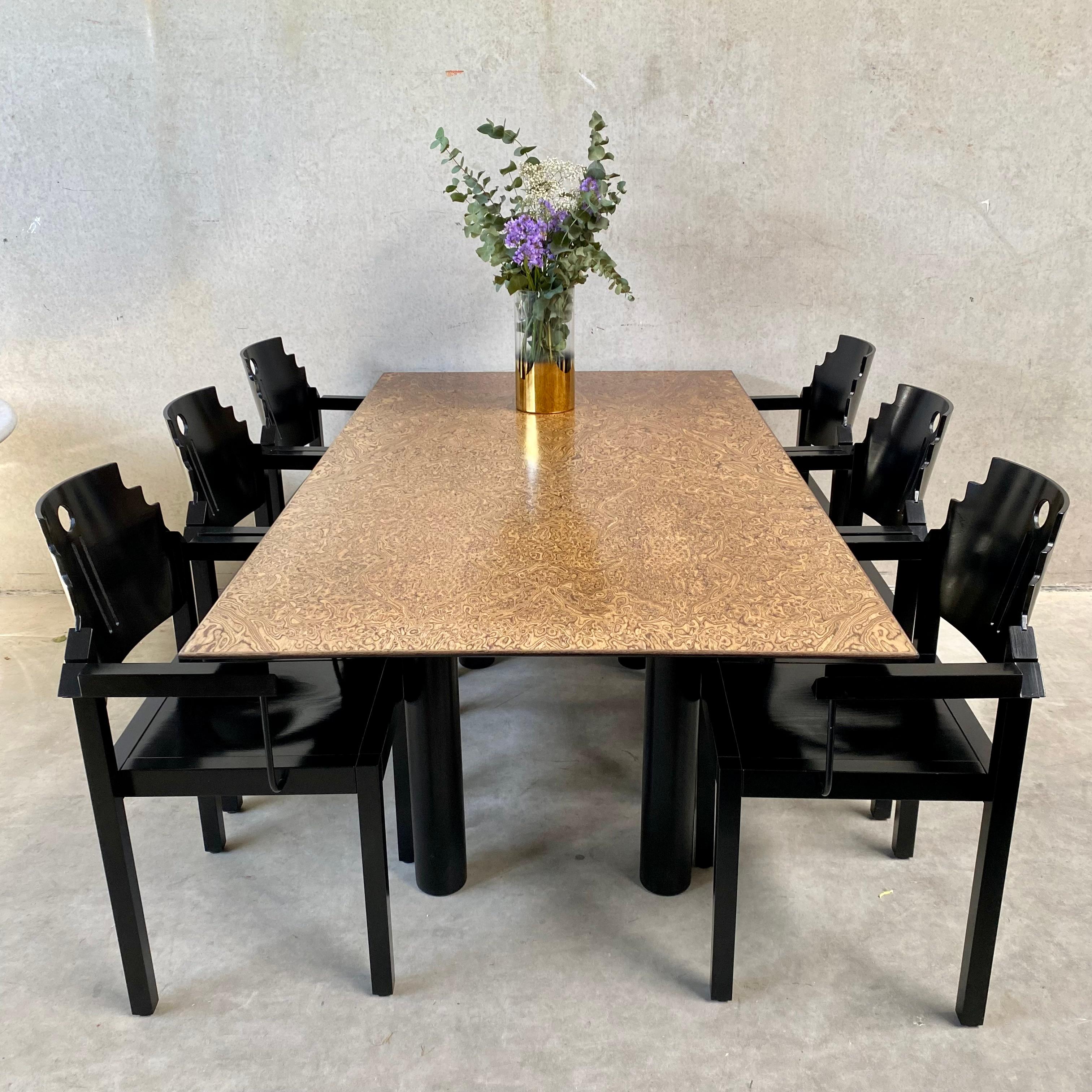 Dining room table by Hans Eichenberger for Röthlisberger, Switzerland 1980s 6