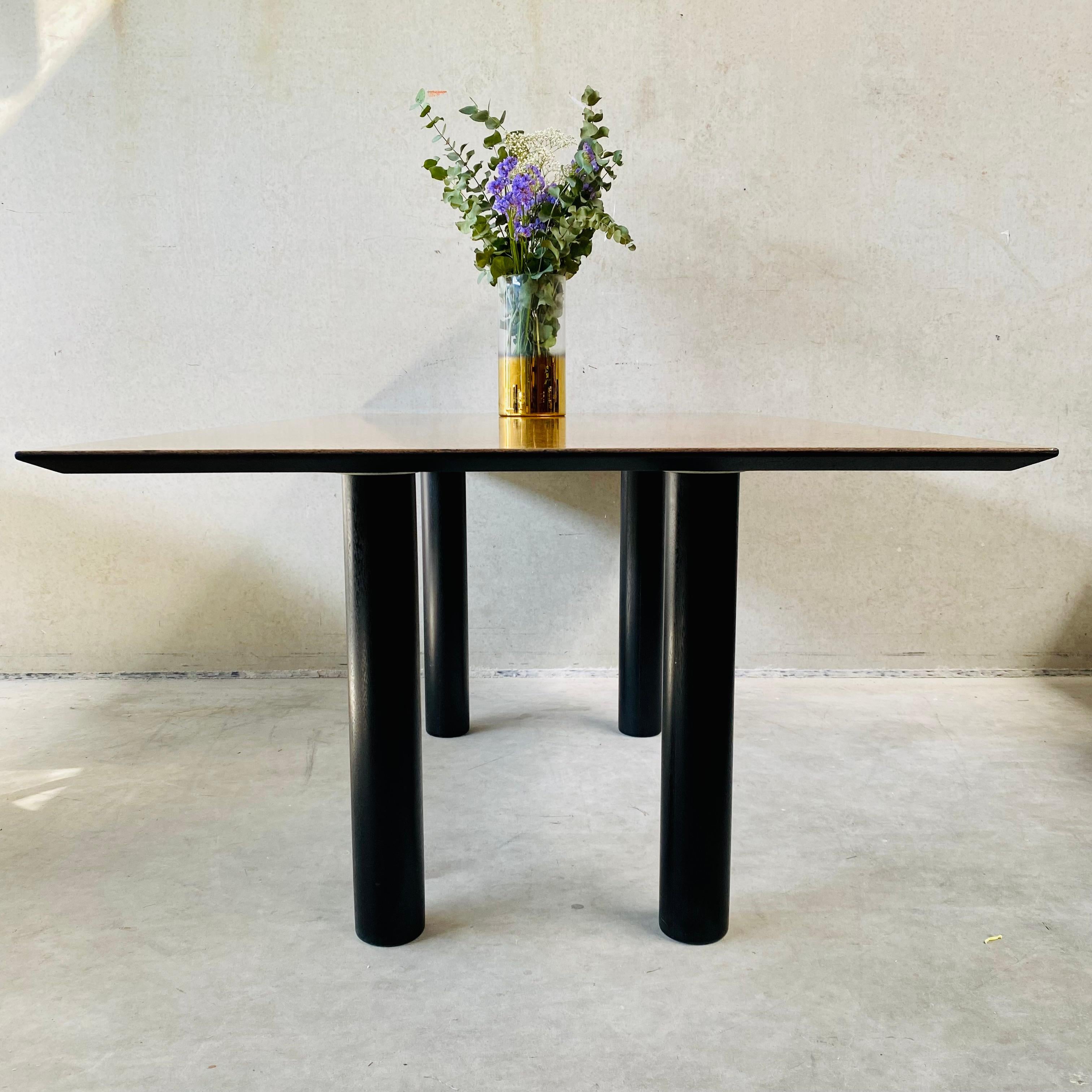 Wood Dining room table by Hans Eichenberger for Röthlisberger, Switzerland 1980s