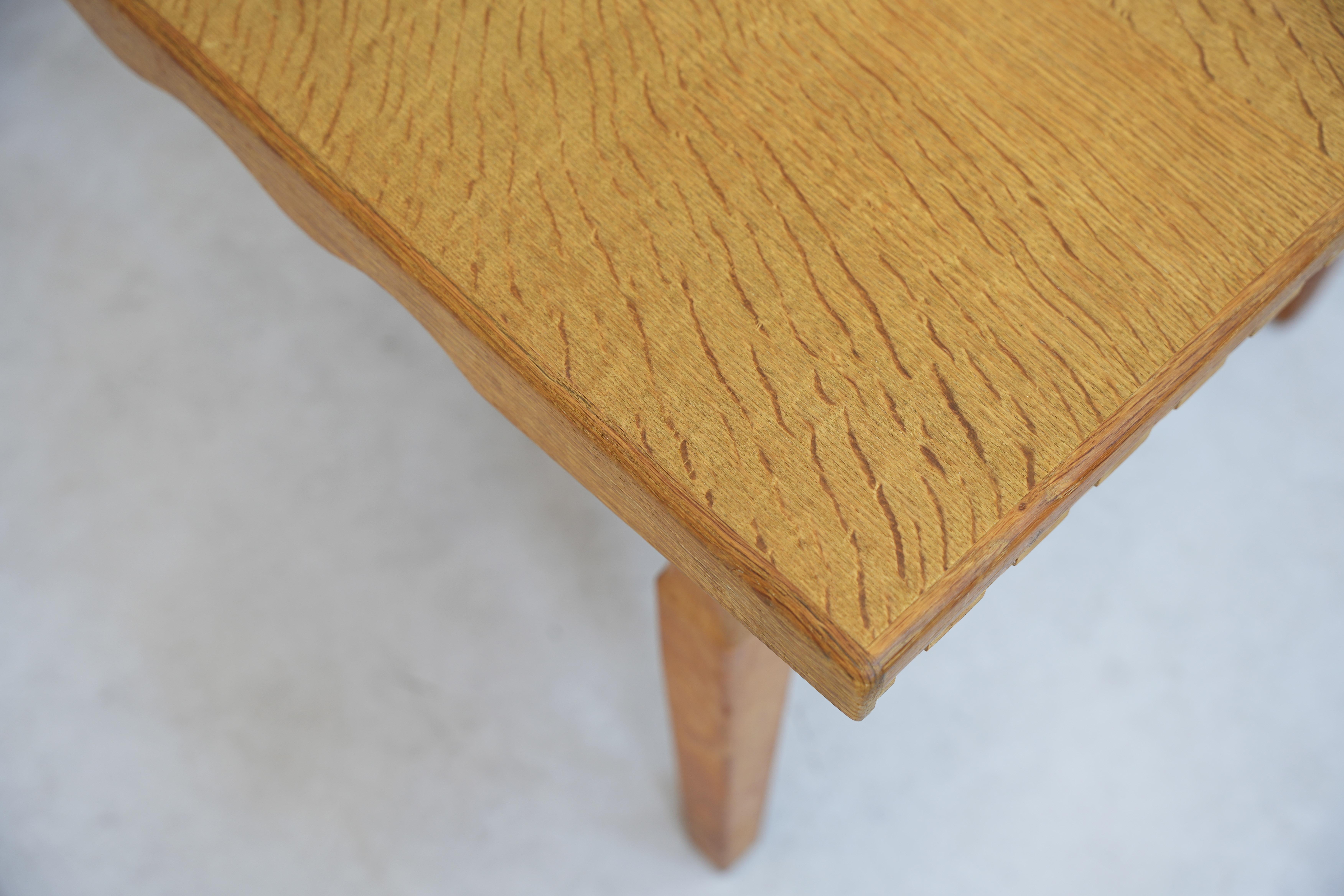 Dining room table by Henning Kjaernulf for EG Kvaliteetsmøbler, Oak 1960 Denmark 2