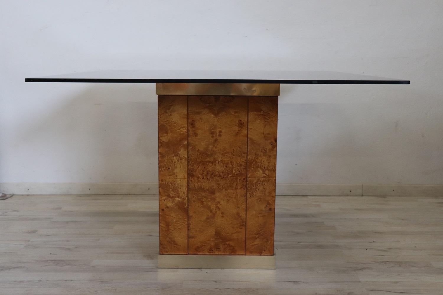 French Dining Room Table by Jean Claude Mahey for Roche Bobois 1980s For Sale