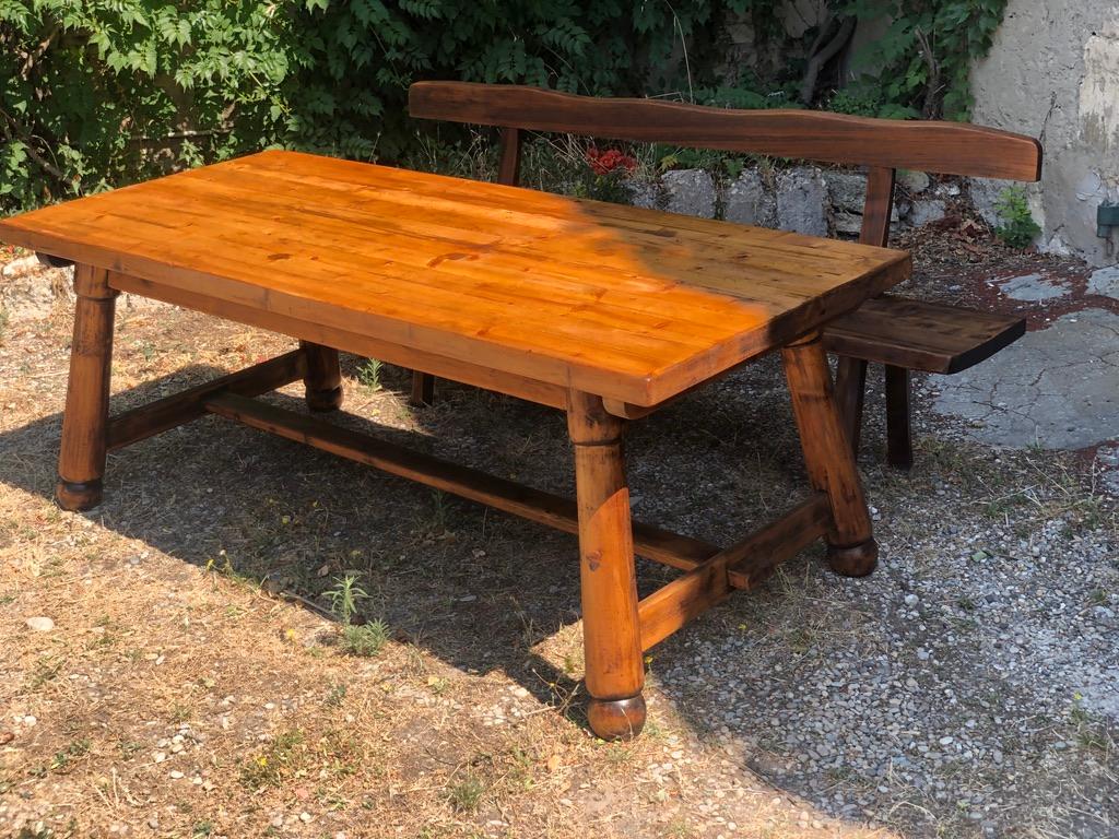 Dining Room Table Georges Robert, 1960 In Good Condition In Saint Rémy de Provence, FR