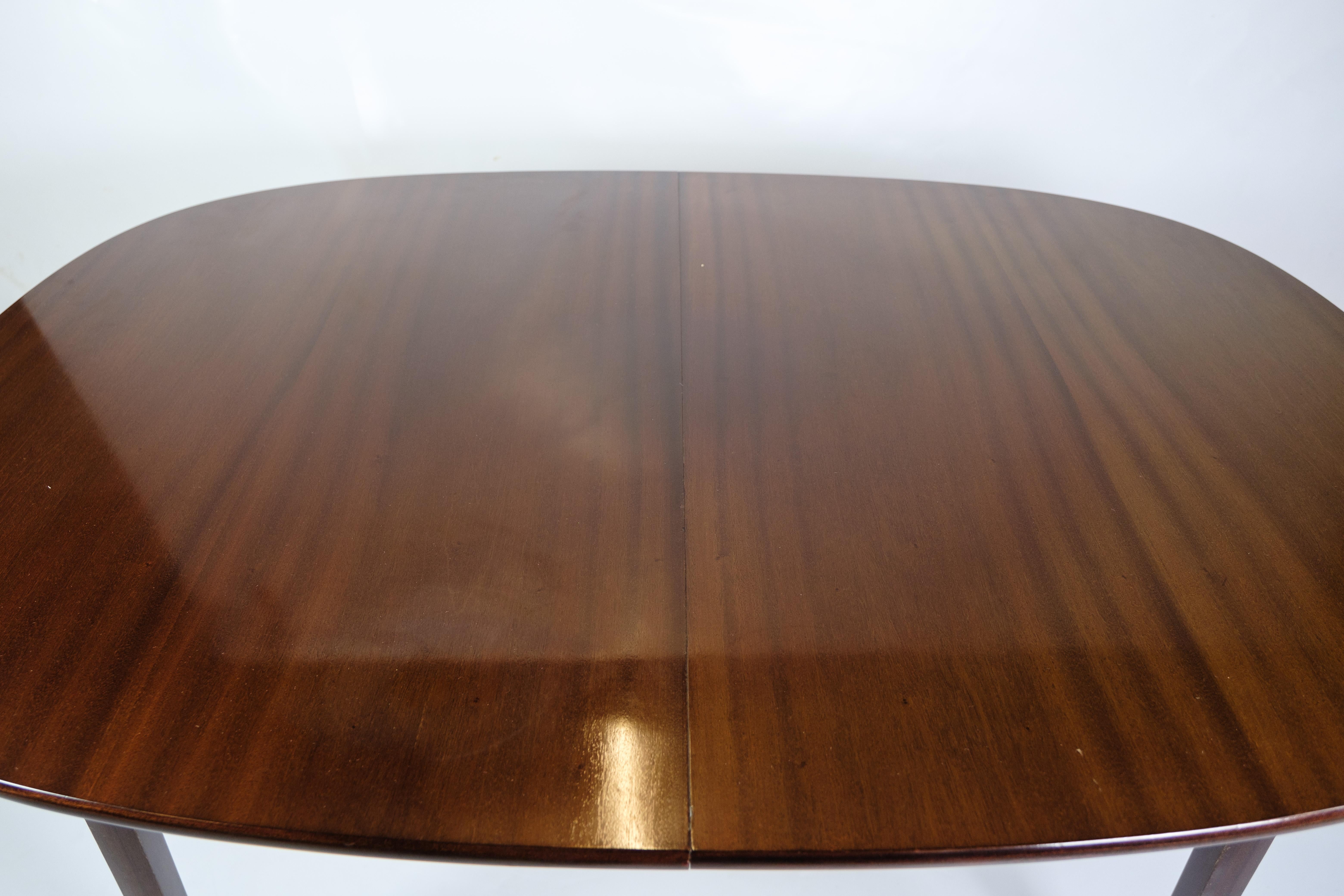 Mid-Century Modern Dining Room Table Made In Mahogany By Ole Wanscher From 1960s For Sale