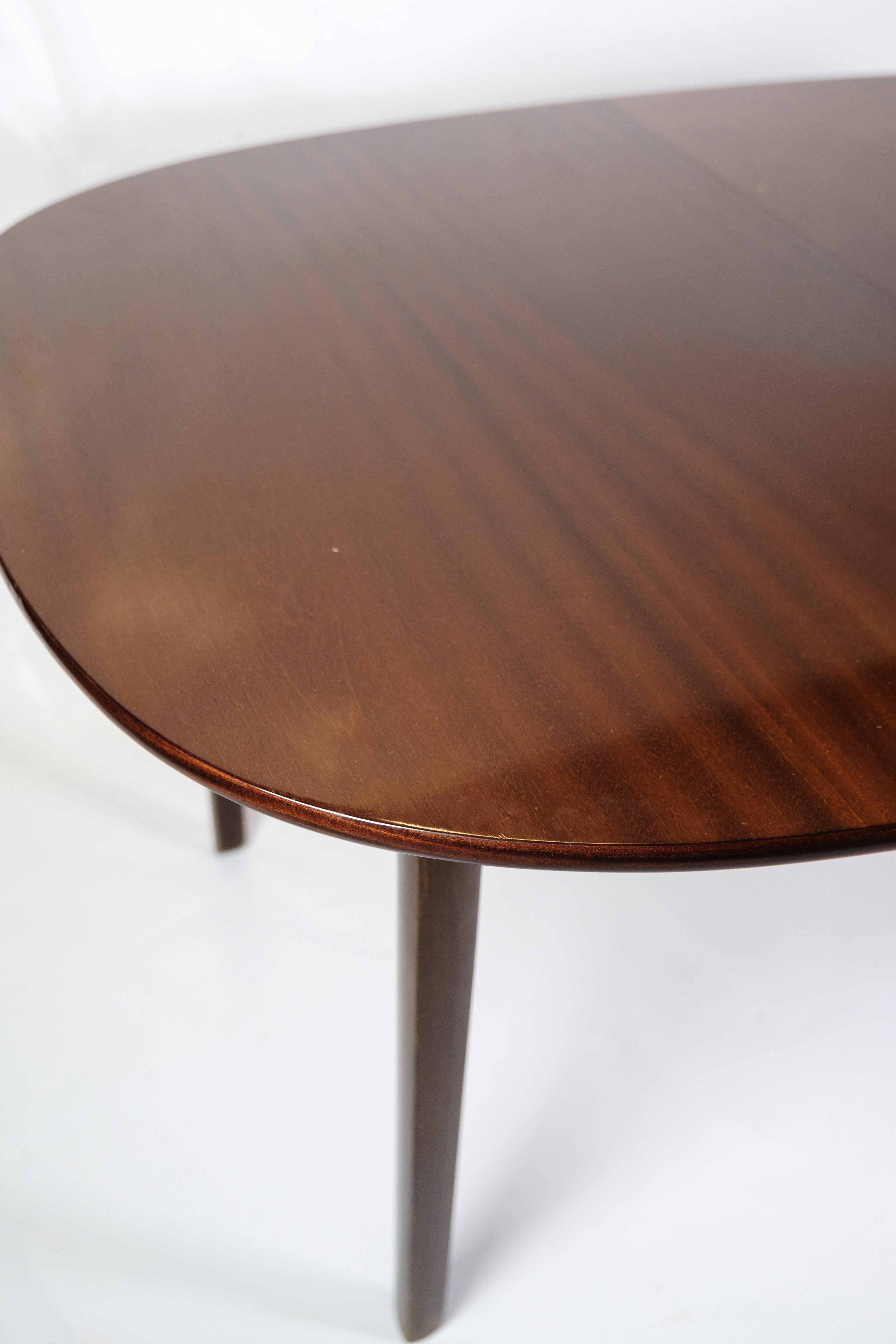 Danish Dining Room Table Made In Mahogany By Ole Wanscher From 1960s For Sale