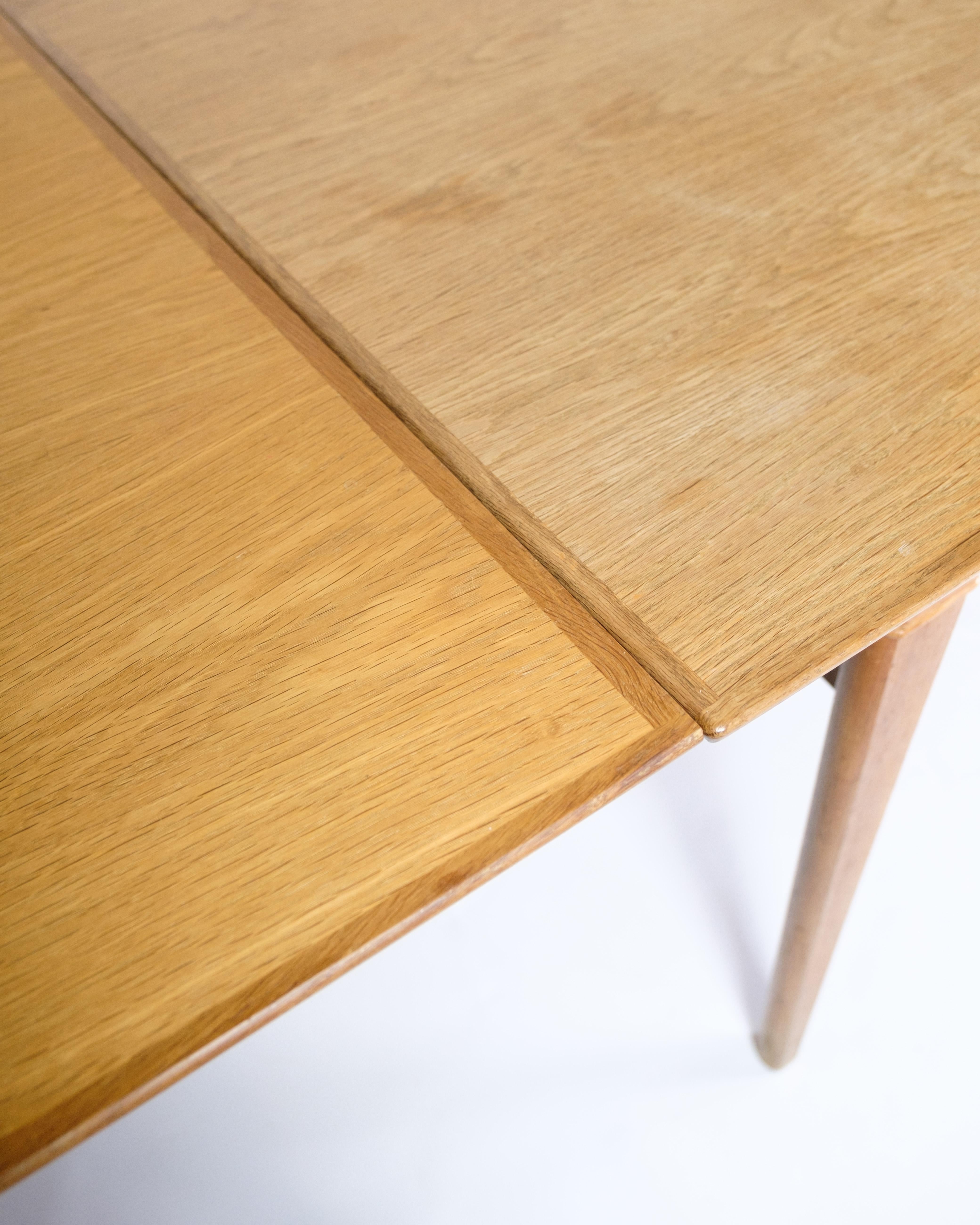 Danish Dining Room Table Made In Oak By Johannes Andersen From 1960s For Sale