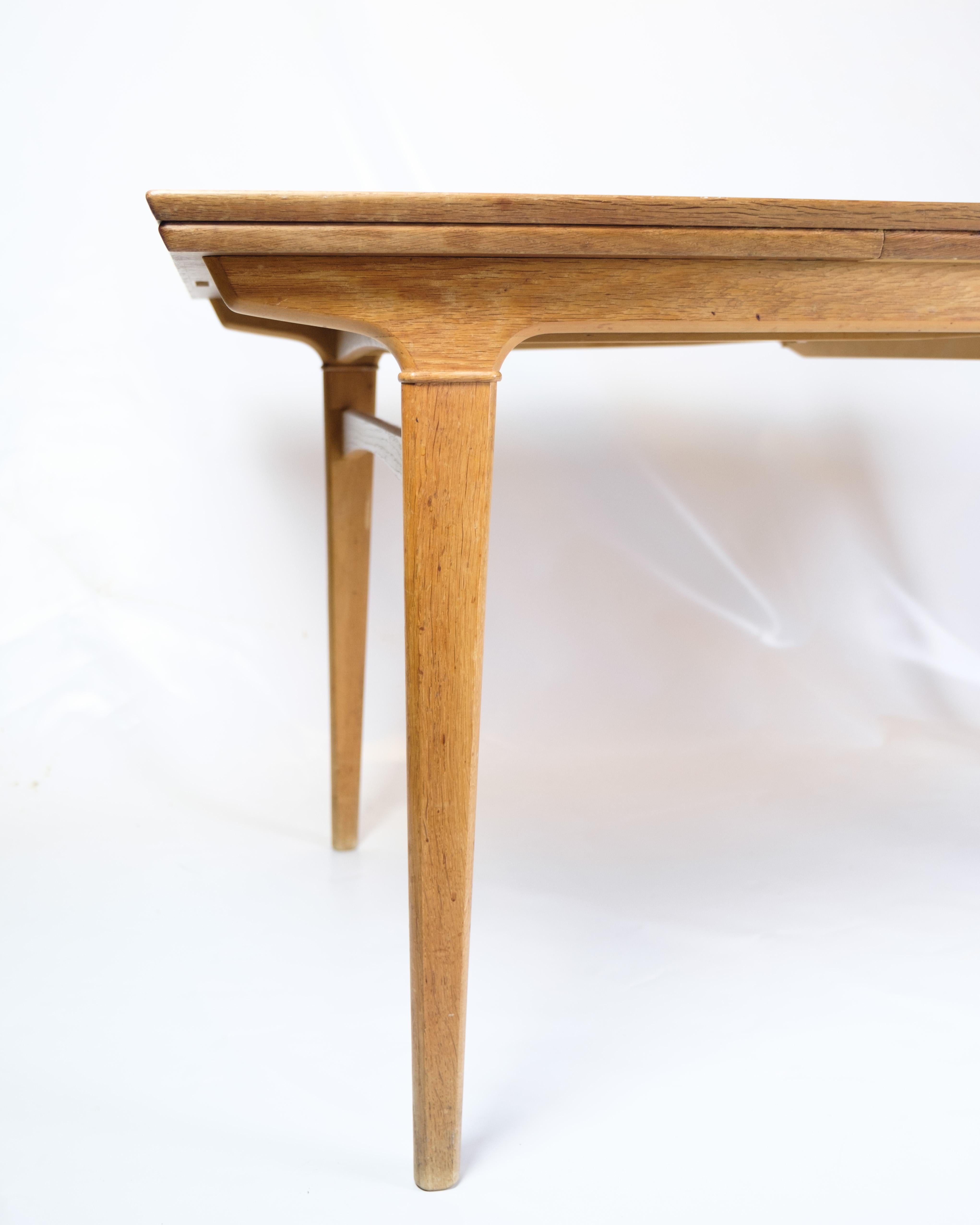 Dining Room Table Made In Oak By Johannes Andersen From 1960s For Sale 2