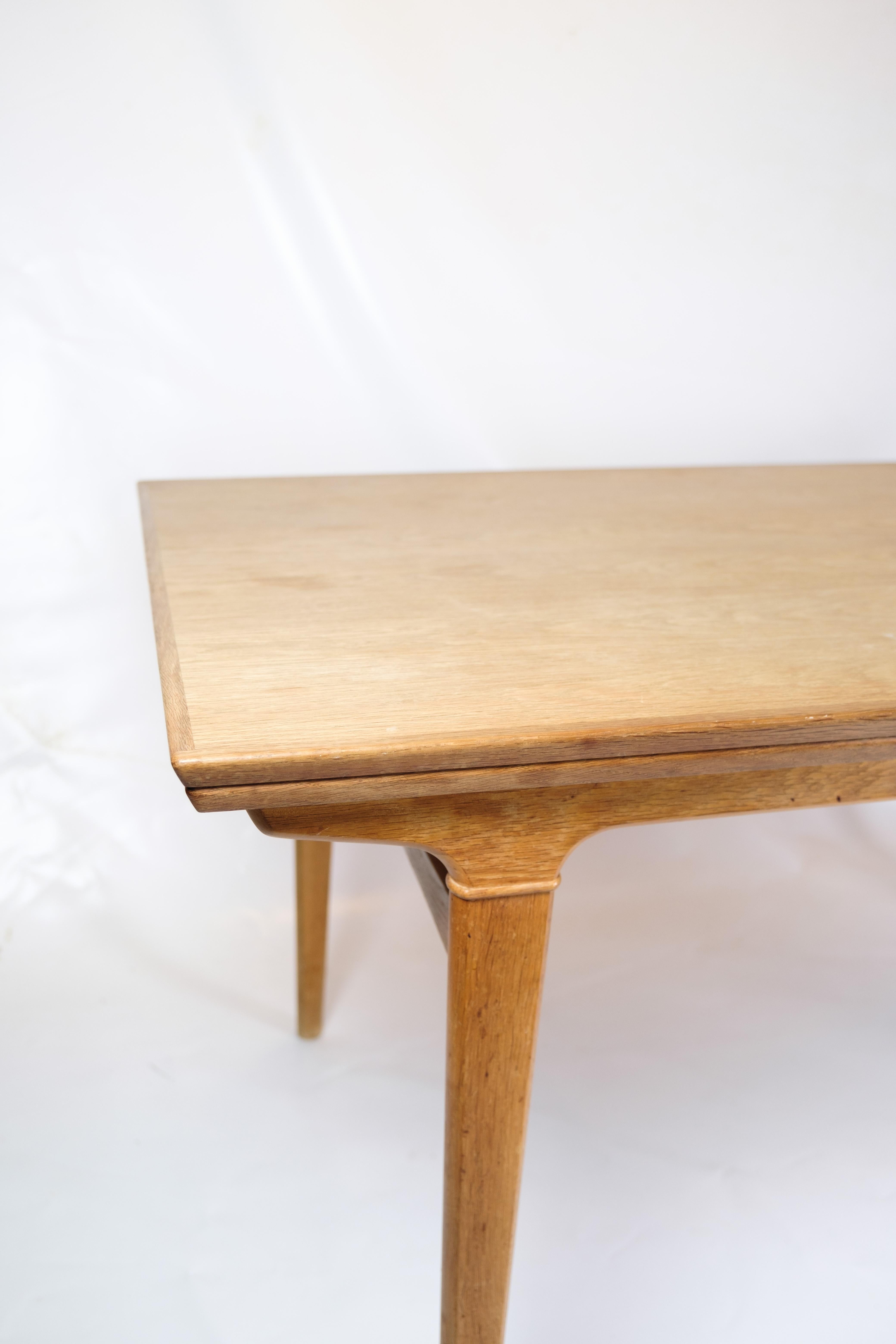 Dining Room Table Made In Oak By Johannes Andersen From 1960s For Sale 3