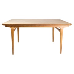 Retro Dining Room Table Made In Oak By Johannes Andersen From 1960s