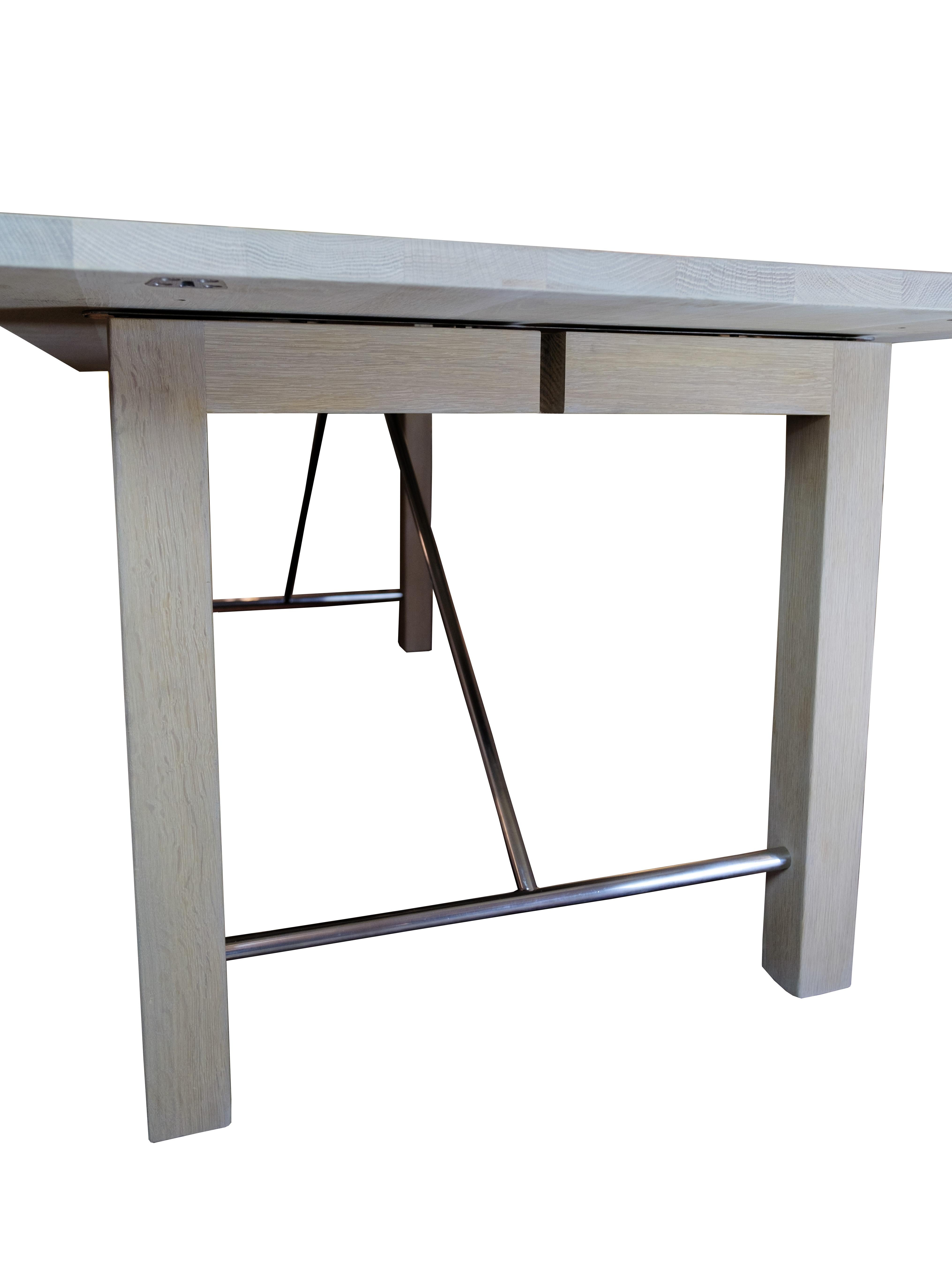 Table de salle à manger en Oak Solid par Hans T. Raunkjær pour Trip Trap Bon état - En vente à Lejre, DK
