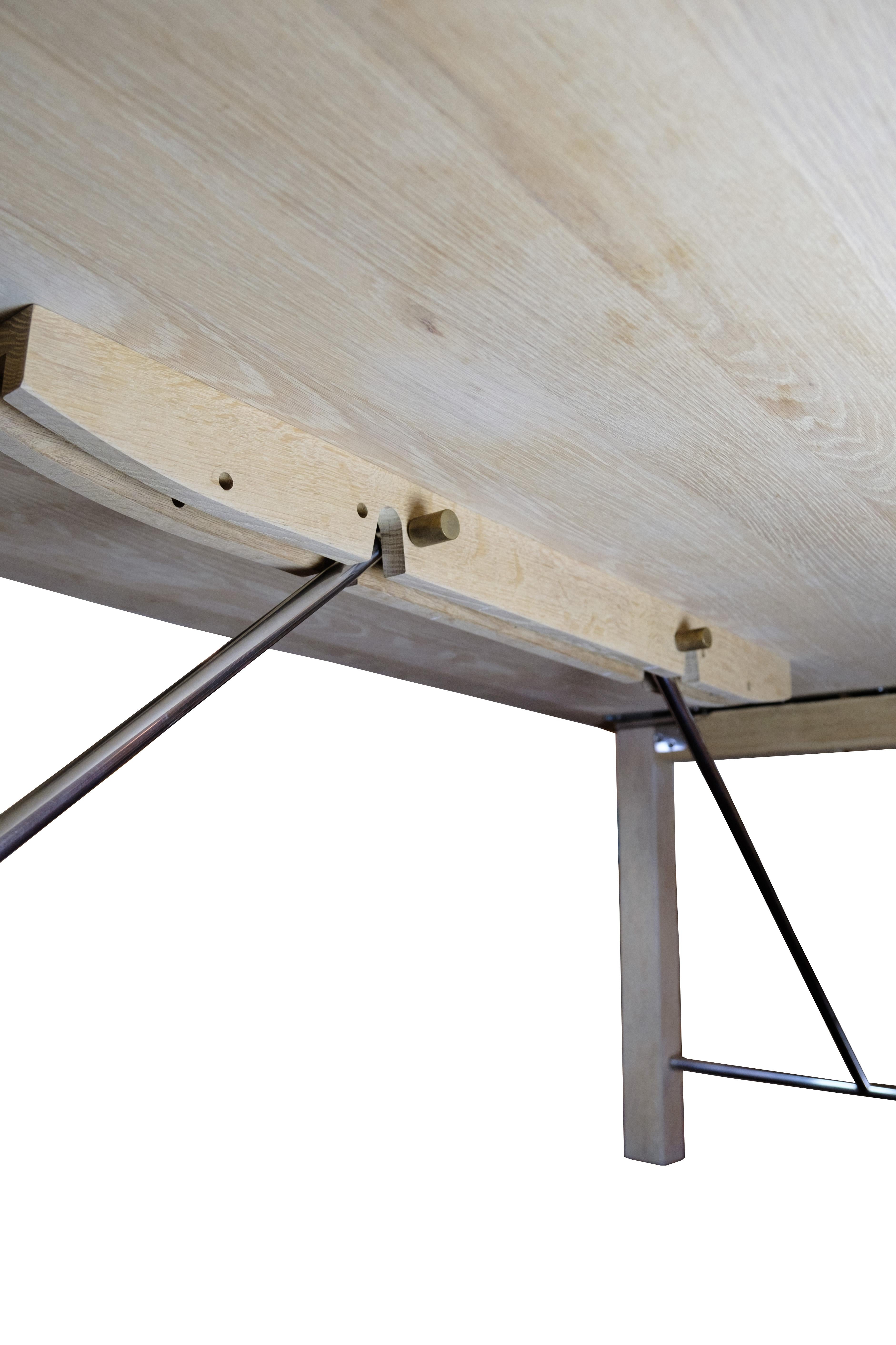 Table de salle à manger en Oak Solid par Hans T. Raunkjær pour Trip Trap en vente 1