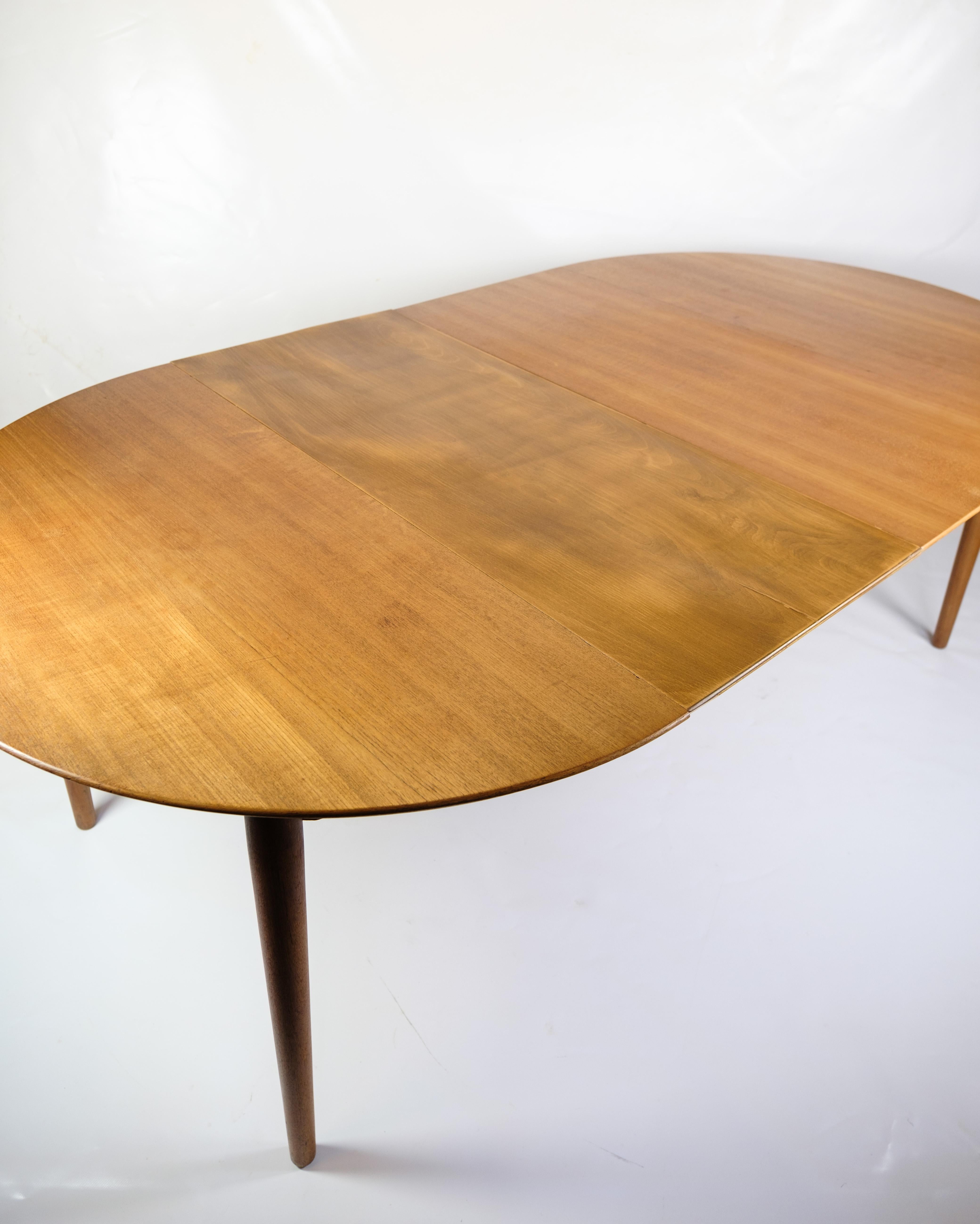 Dining Room Table Made In Teak With Extensions By Arne Vodder From 1960s For Sale 5