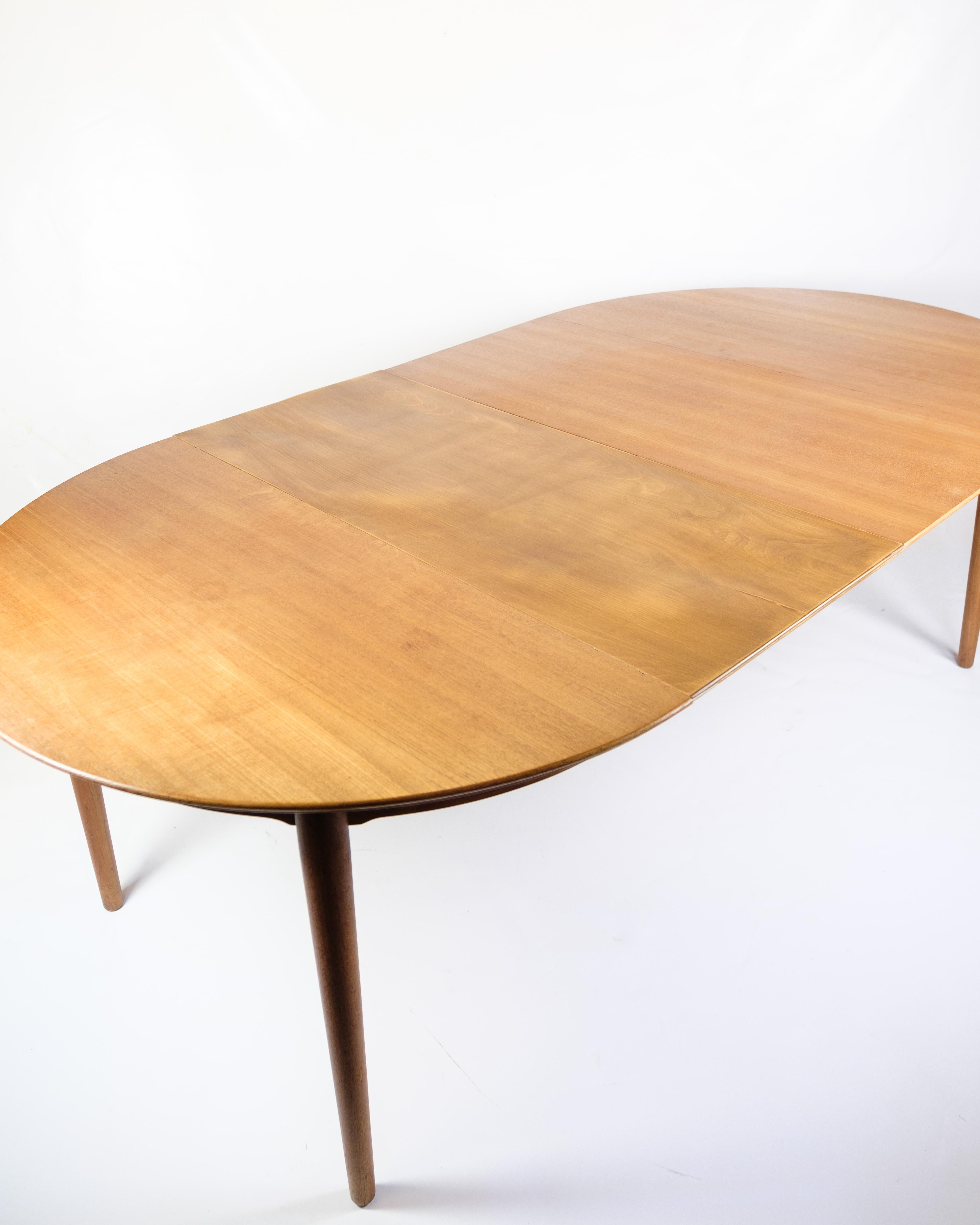 Dining Room Table Made In Teak With Extensions By Arne Vodder From 1960s For Sale 6
