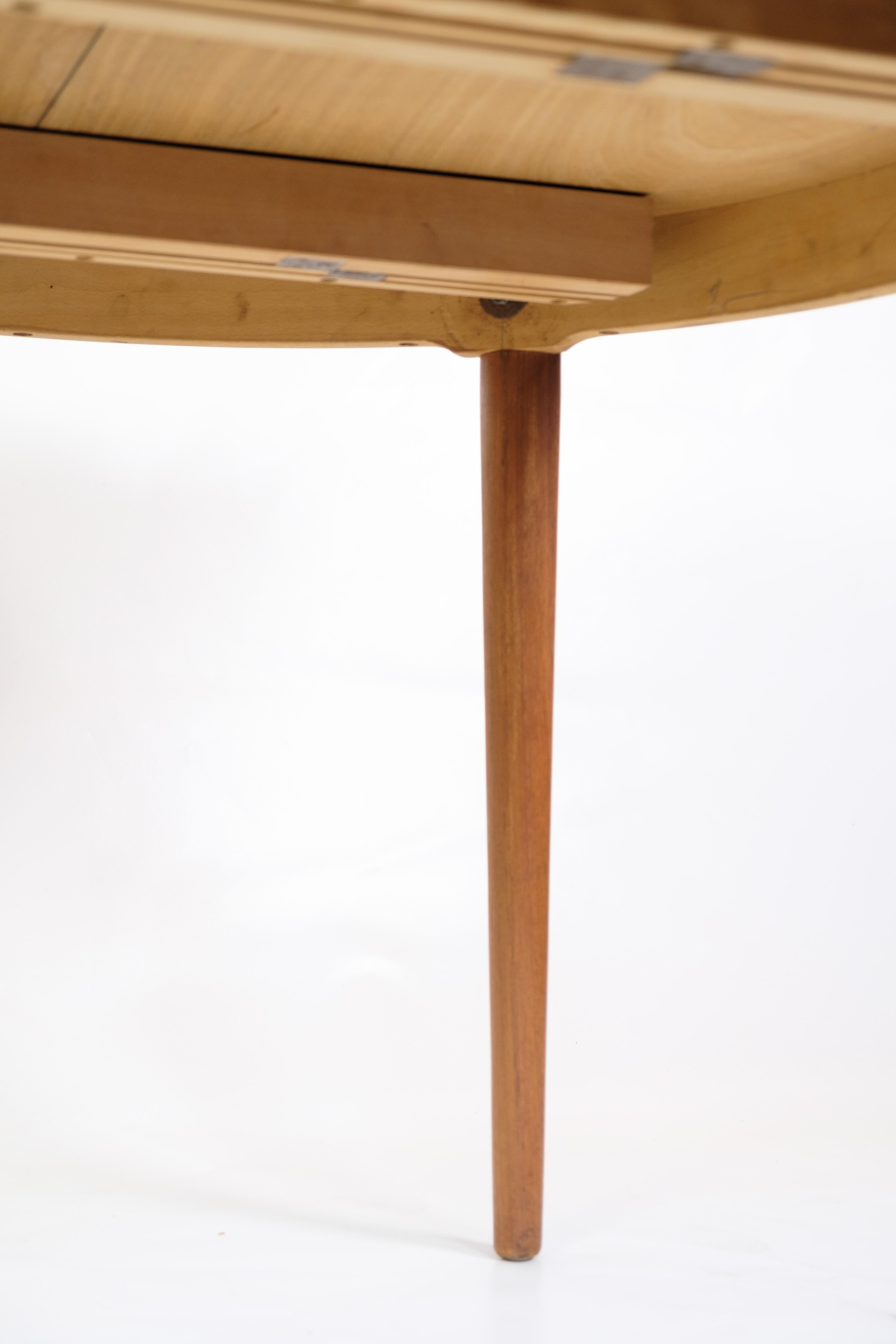 Dining Room Table Made In Teak With Extensions By Arne Vodder From 1960s In Good Condition In Lejre, DK