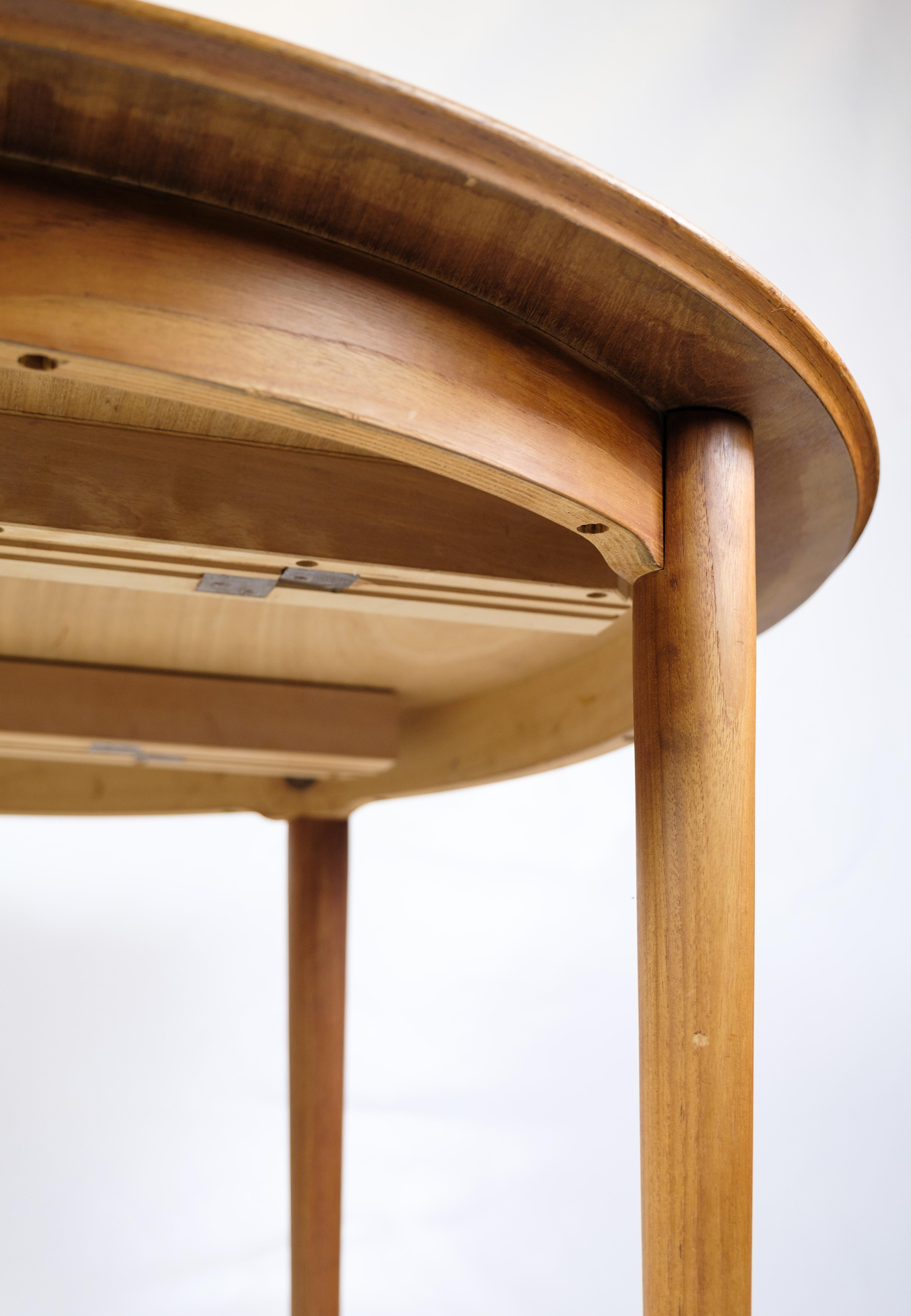 Mid-20th Century Dining Room Table Made In Teak With Extensions By Arne Vodder From 1960s For Sale