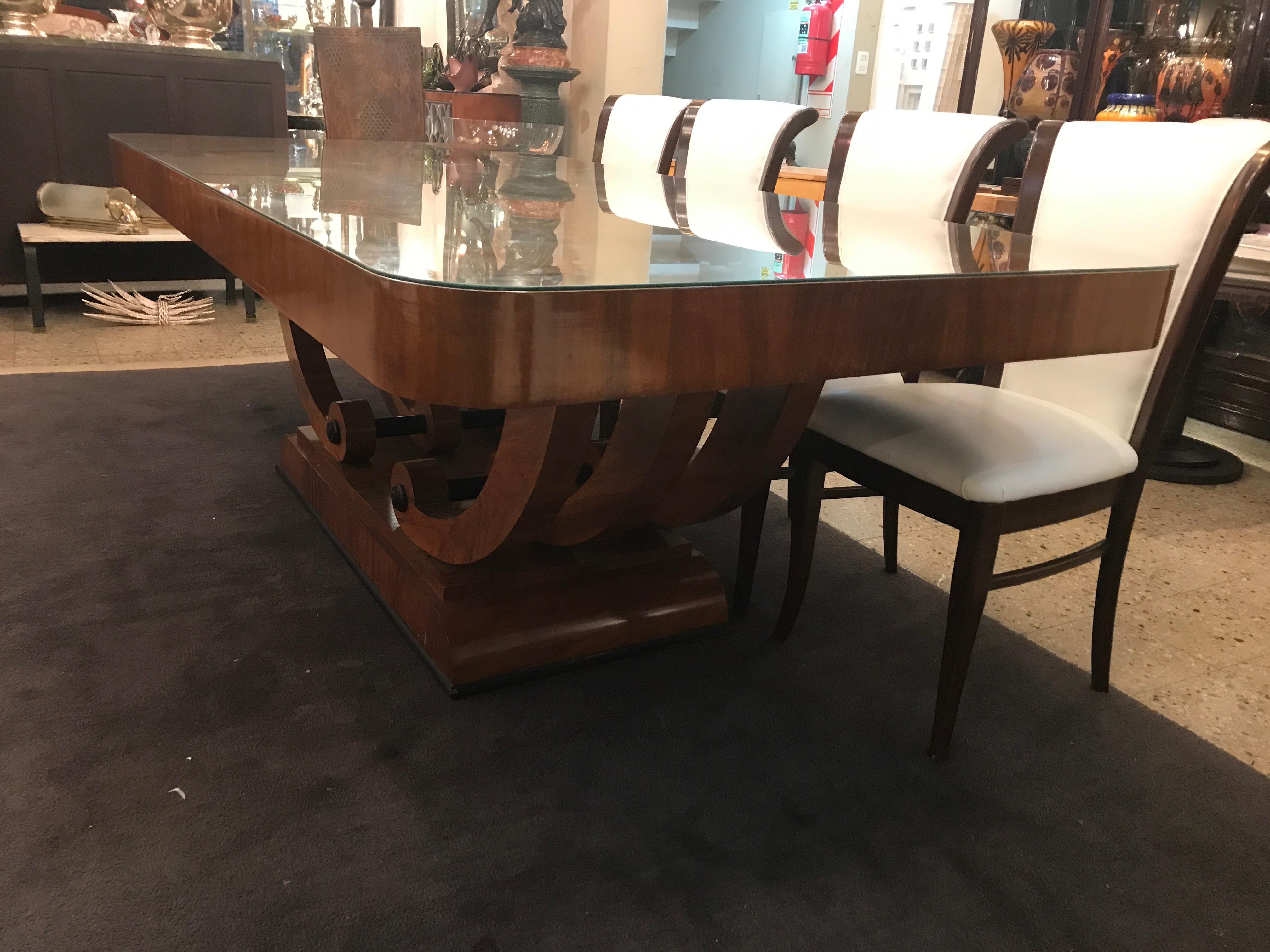 Dining Room Table, Style: Art Deco, ' 10 People', Year: 1920 For Sale 5
