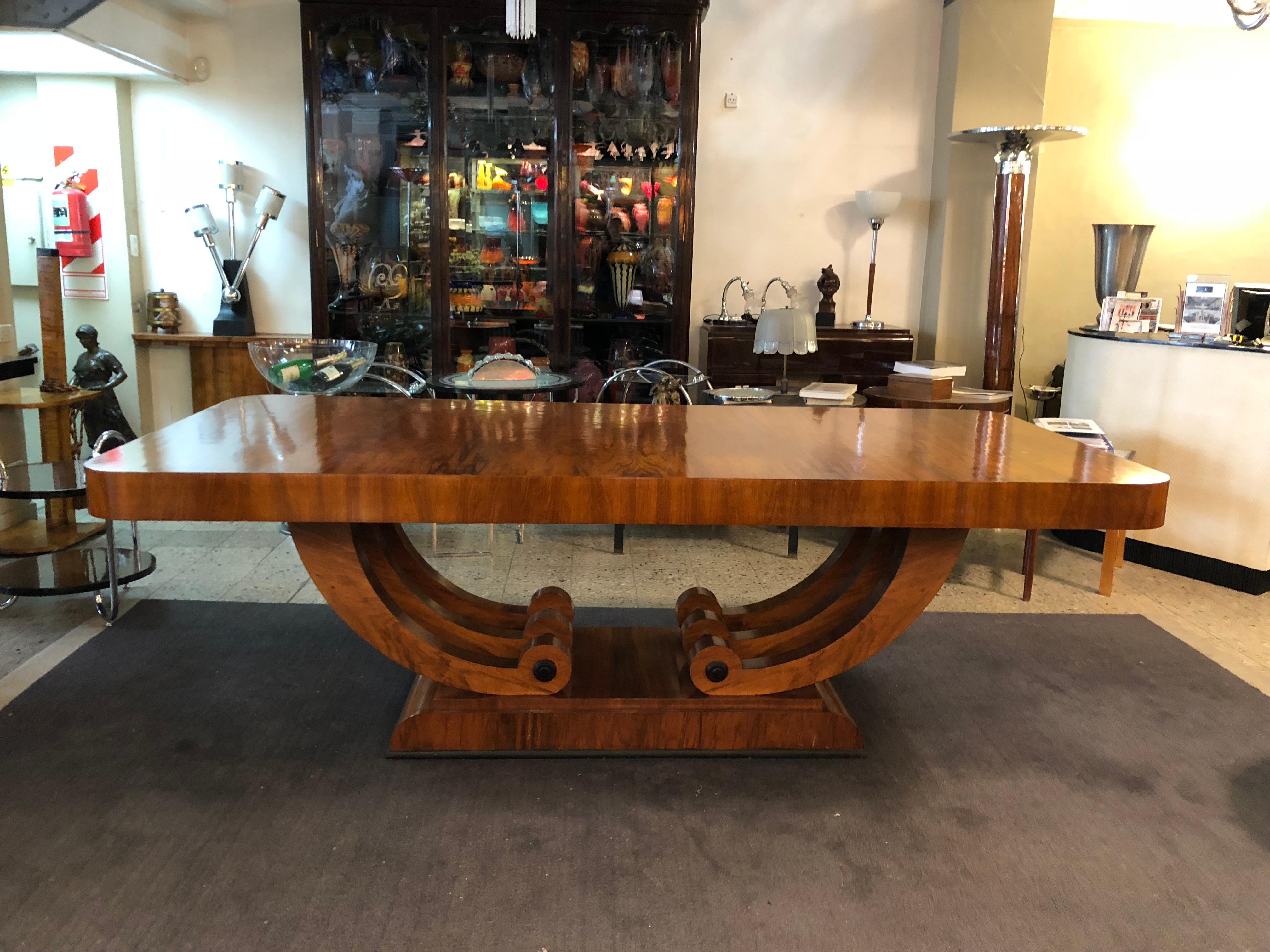 Dining Room Table, Style: Art Deco, ' 10 People', Year: 1920 For Sale 8