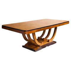 Antique Dining Room Table, Style: Art Deco, 1920 '8 People', Material: Wood