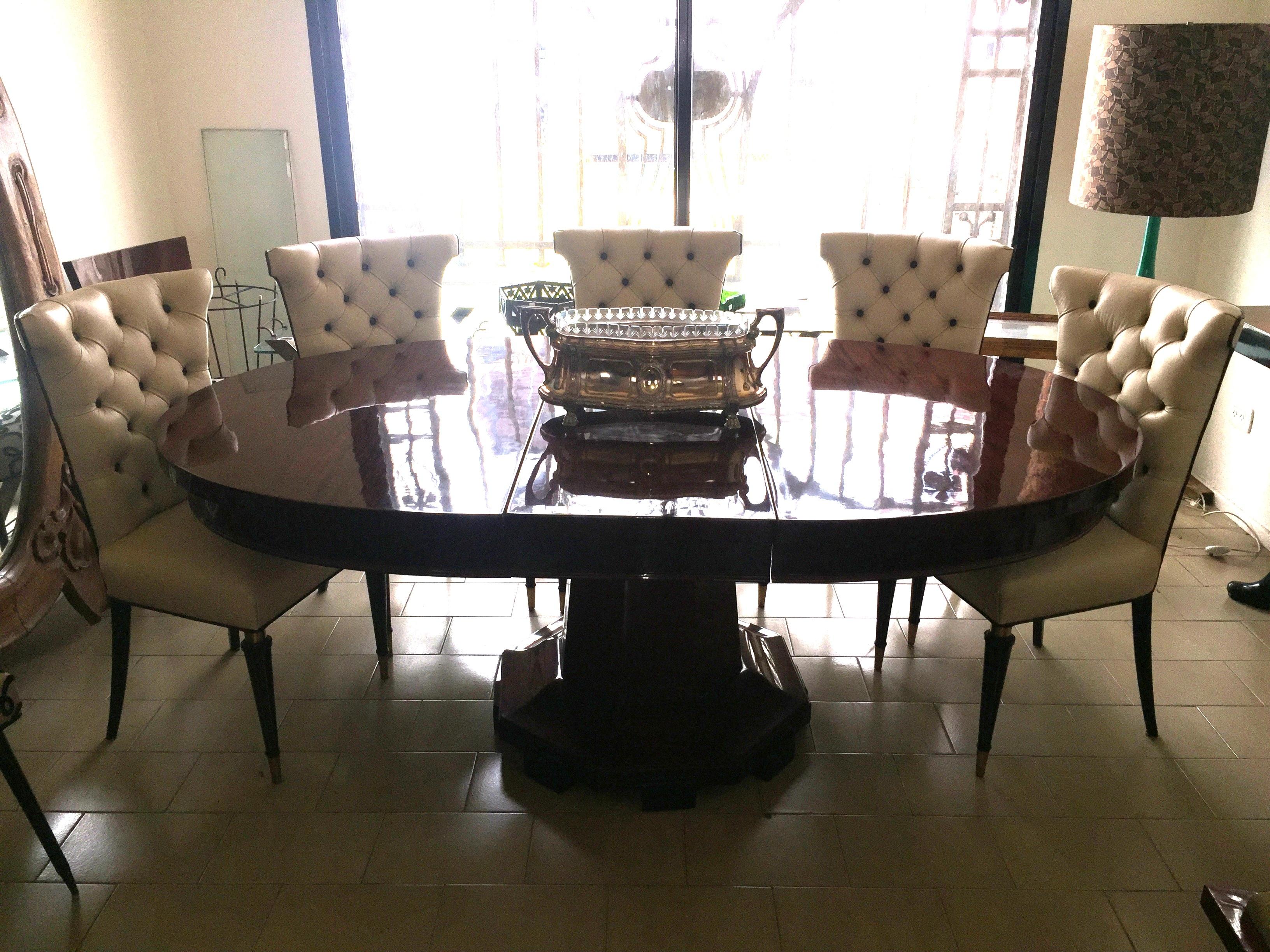 French Dining Room Table, Style: Art Deco, France 1920, '8 People', Material: Wood For Sale